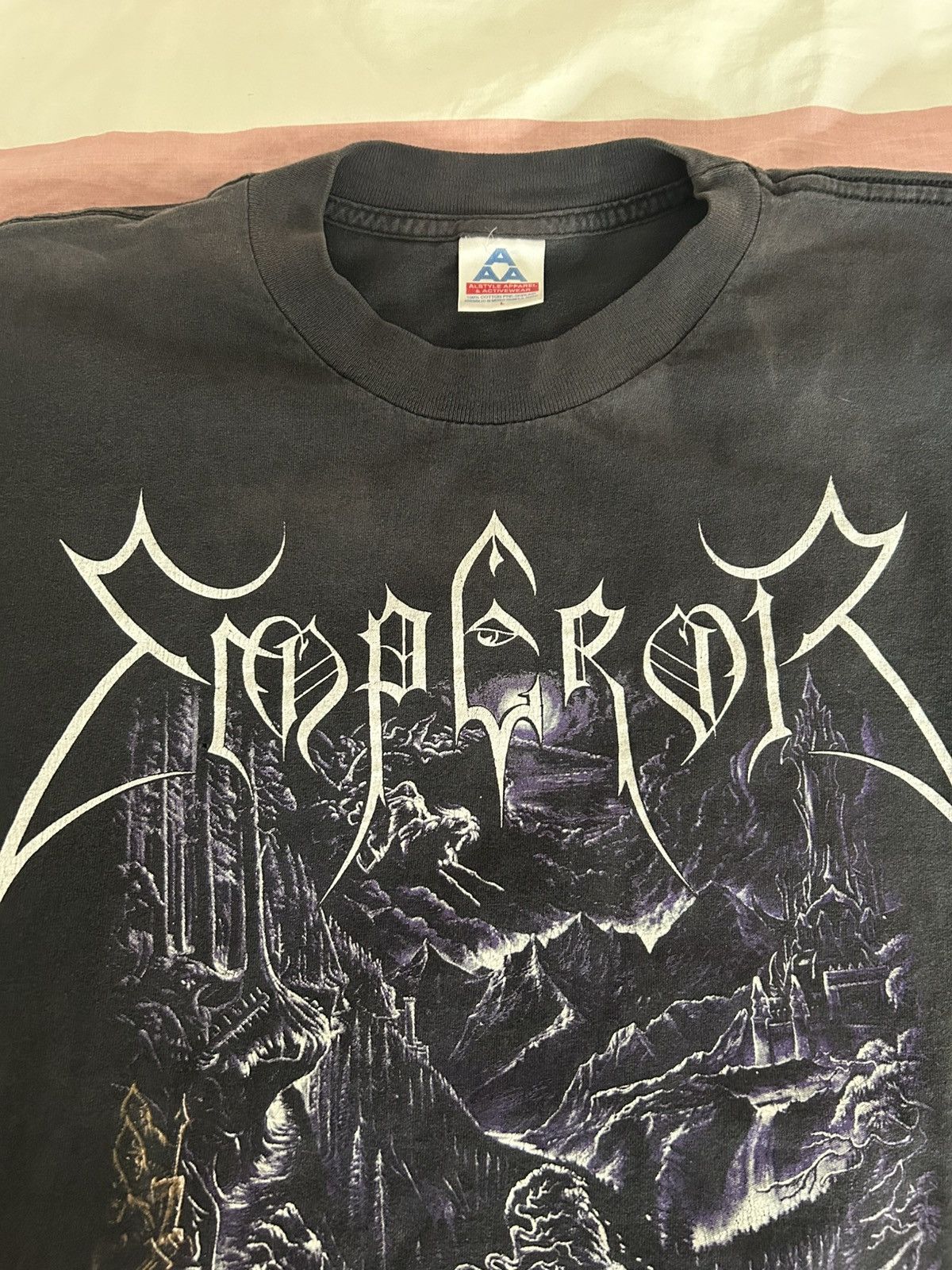 Band Tees × Vintage Vintage 90s Emperor Long Sleeve T shirt Size US L / EU 52-54 / 3 - 2 Thumbnail