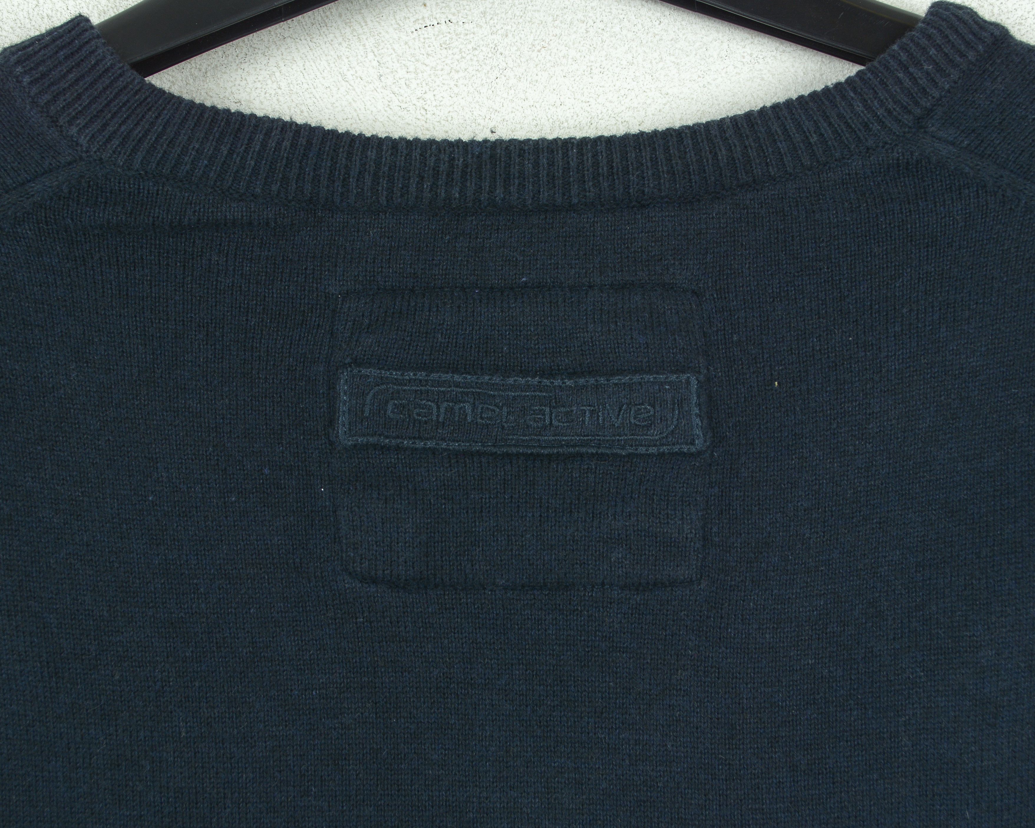 camel active M Jumper V-Neck Pullover Sweater Knitted Navy Cotton Top Size US M / EU 48-50 / 2 - 6 Thumbnail