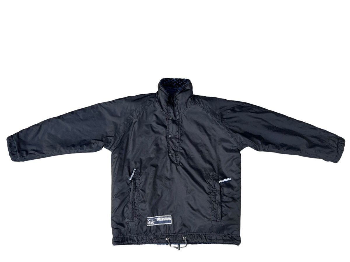 Vintage Vintage 90s Bad Guys Dare Devils Reversible Fleece Jacket Size US S / EU 44-46 / 1 - 12 Thumbnail