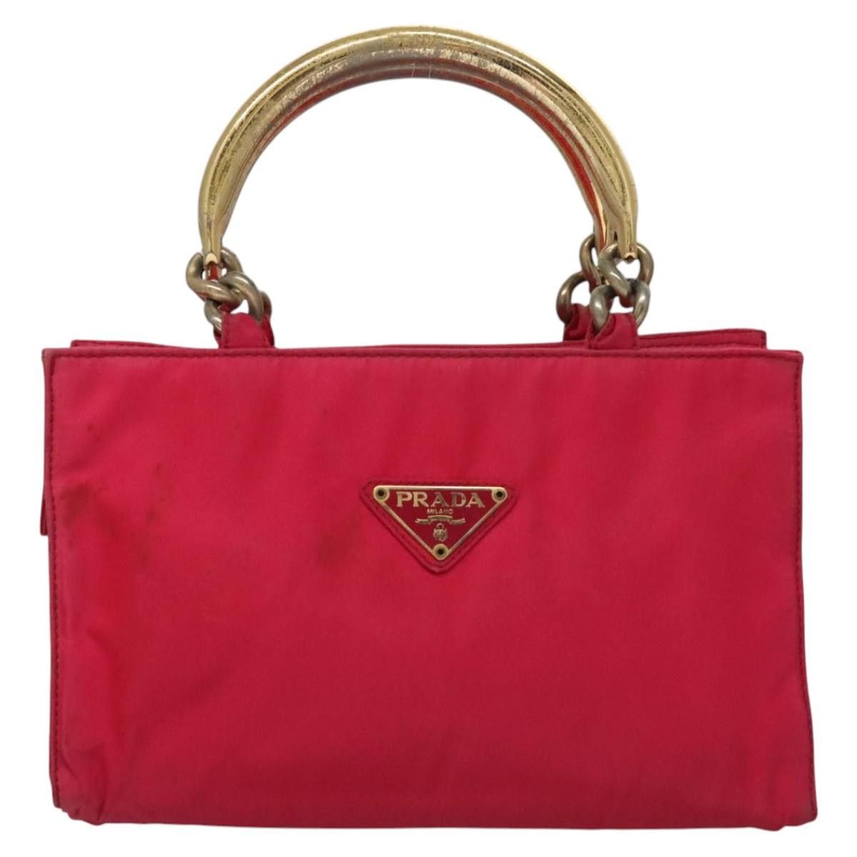 Prada PRADA Hand Bag Nylon Pink Size ONE SIZE - 2 Thumbnail