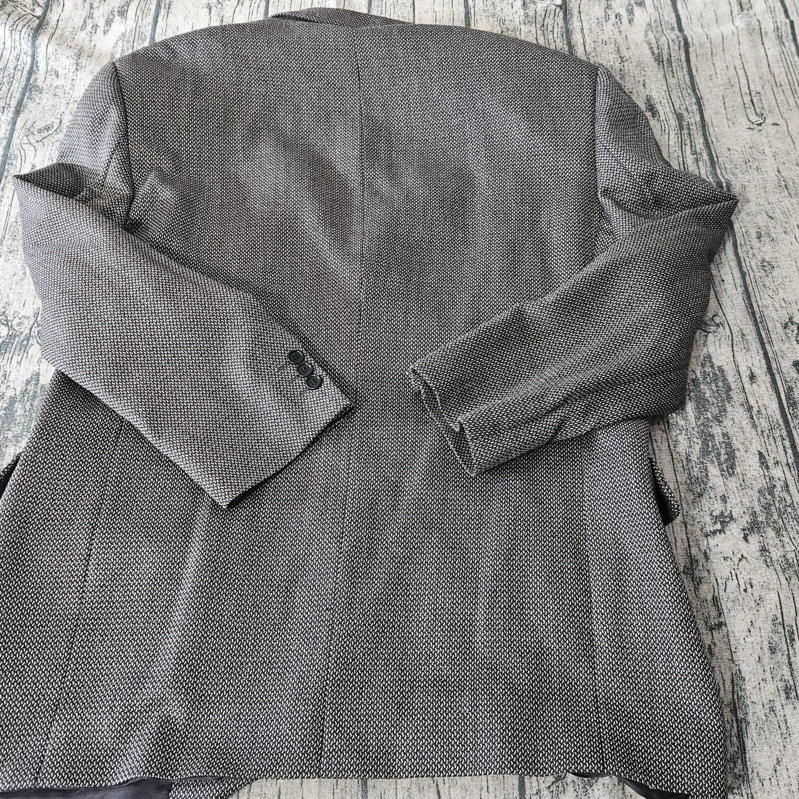Coppley Ermenegildo Zegna men's Gray Wool Blazer Jacket 42R Coppley Size 42R - 4 Thumbnail