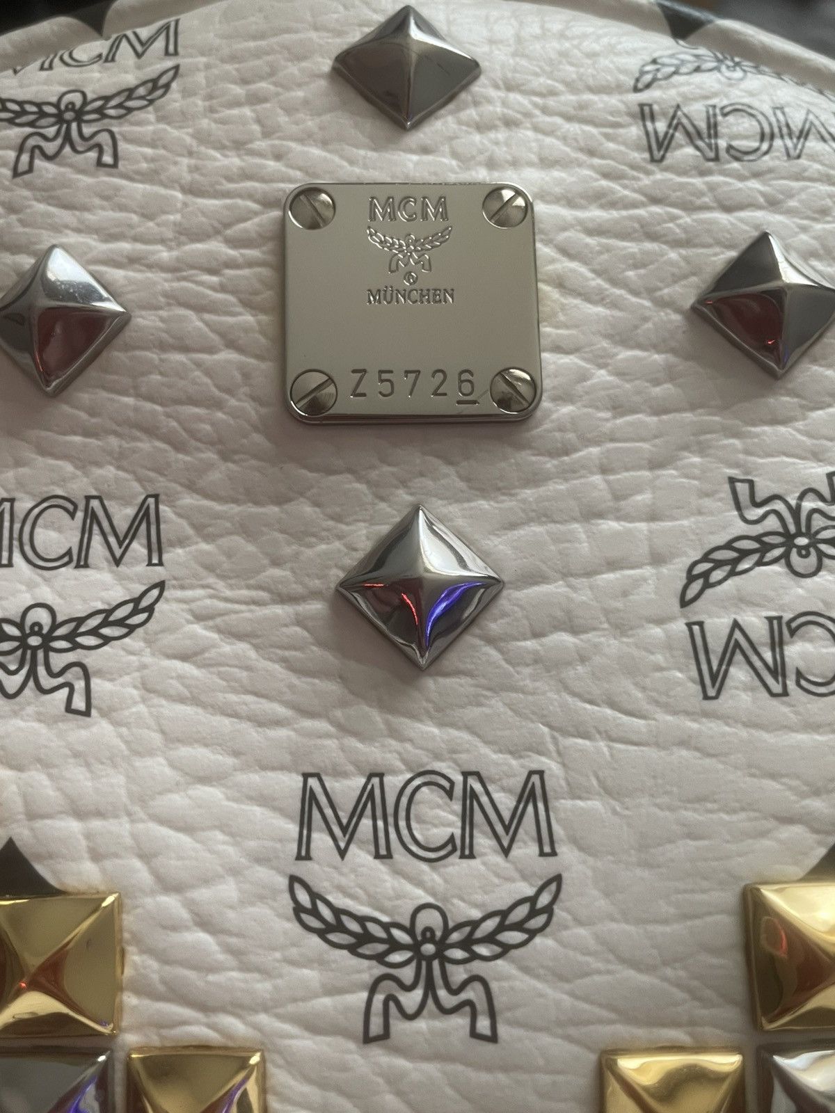 MCM MCM Backpack Stark M Studs Size ONE SIZE - 8 Thumbnail
