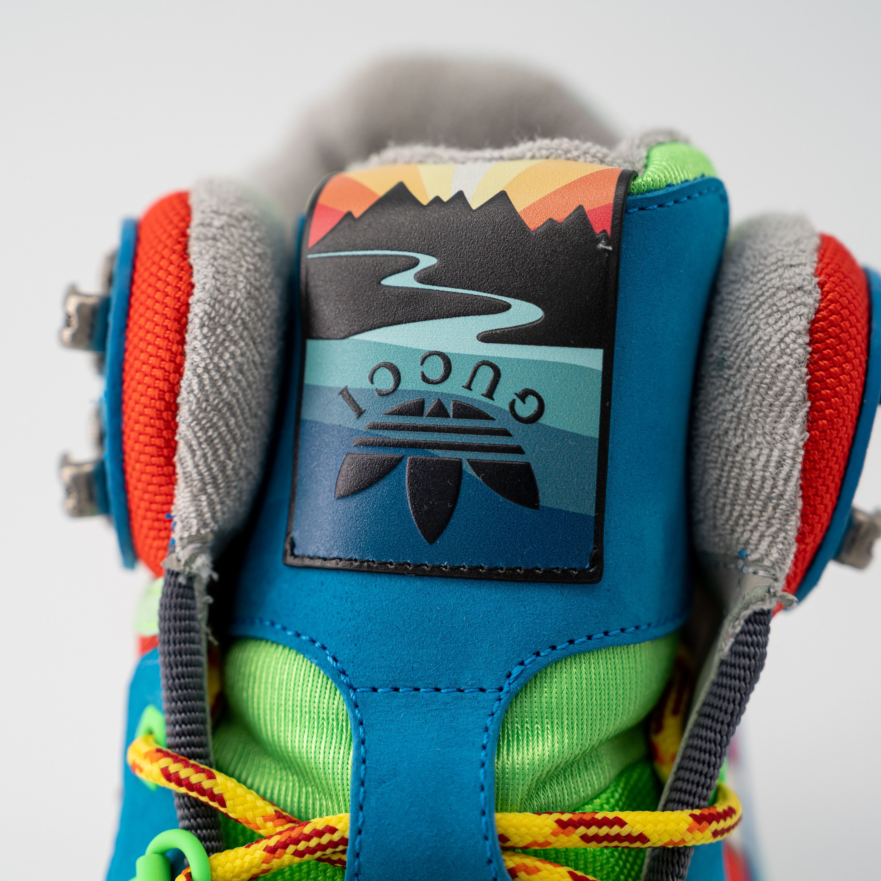 Gucci 40G Gucci Adidas Trekking Boots Lace Up Hiking Blue Red Size US 10 / IT 40 - 6 Thumbnail