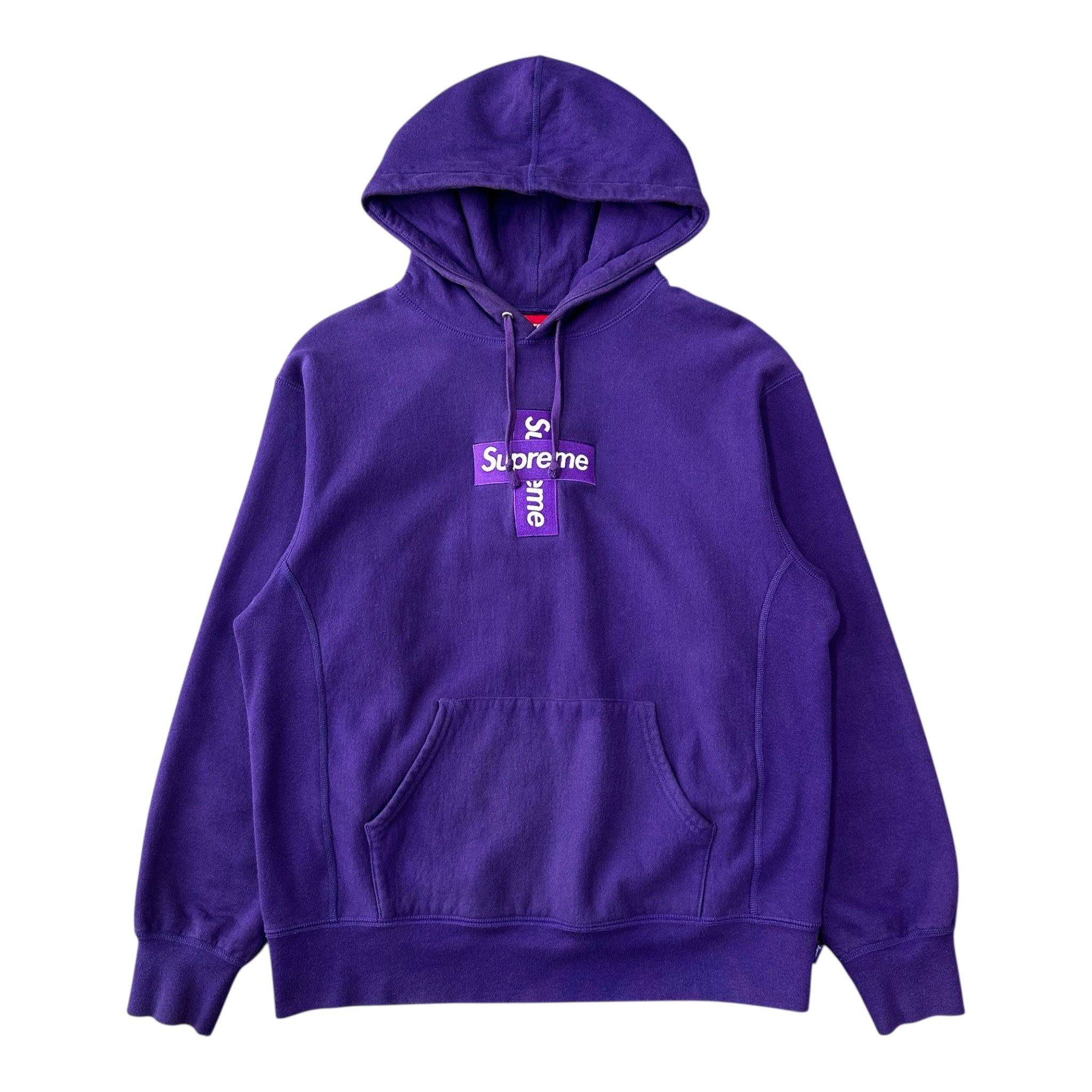Supreme Box Logo Purple Hoodie | Grailed