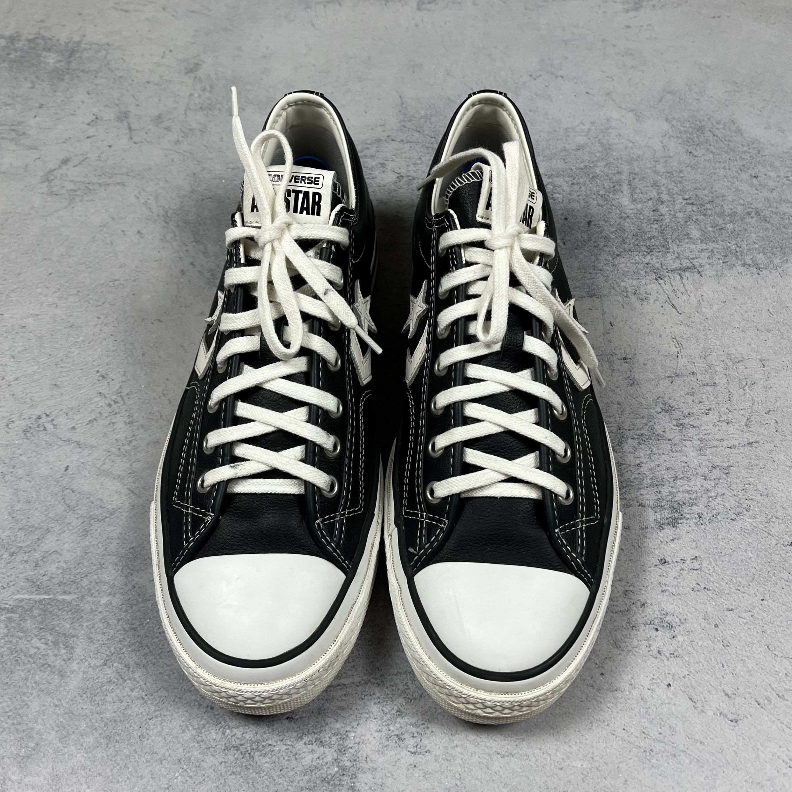 Converse Converse Star Player 76 Black Leather Low Top Sneakers Size US 11 / EU 44 - 2 Thumbnail