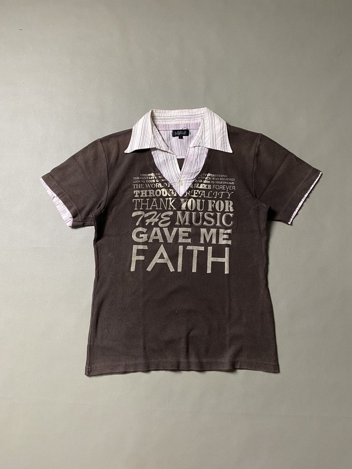 Beauty Beast × If Six Was Nine × Japanese Brand Louis Chavlon Poem Gothic Punk Collar Tshirt Size US M / EU 48-50 / 2 - 1 Thumbnail