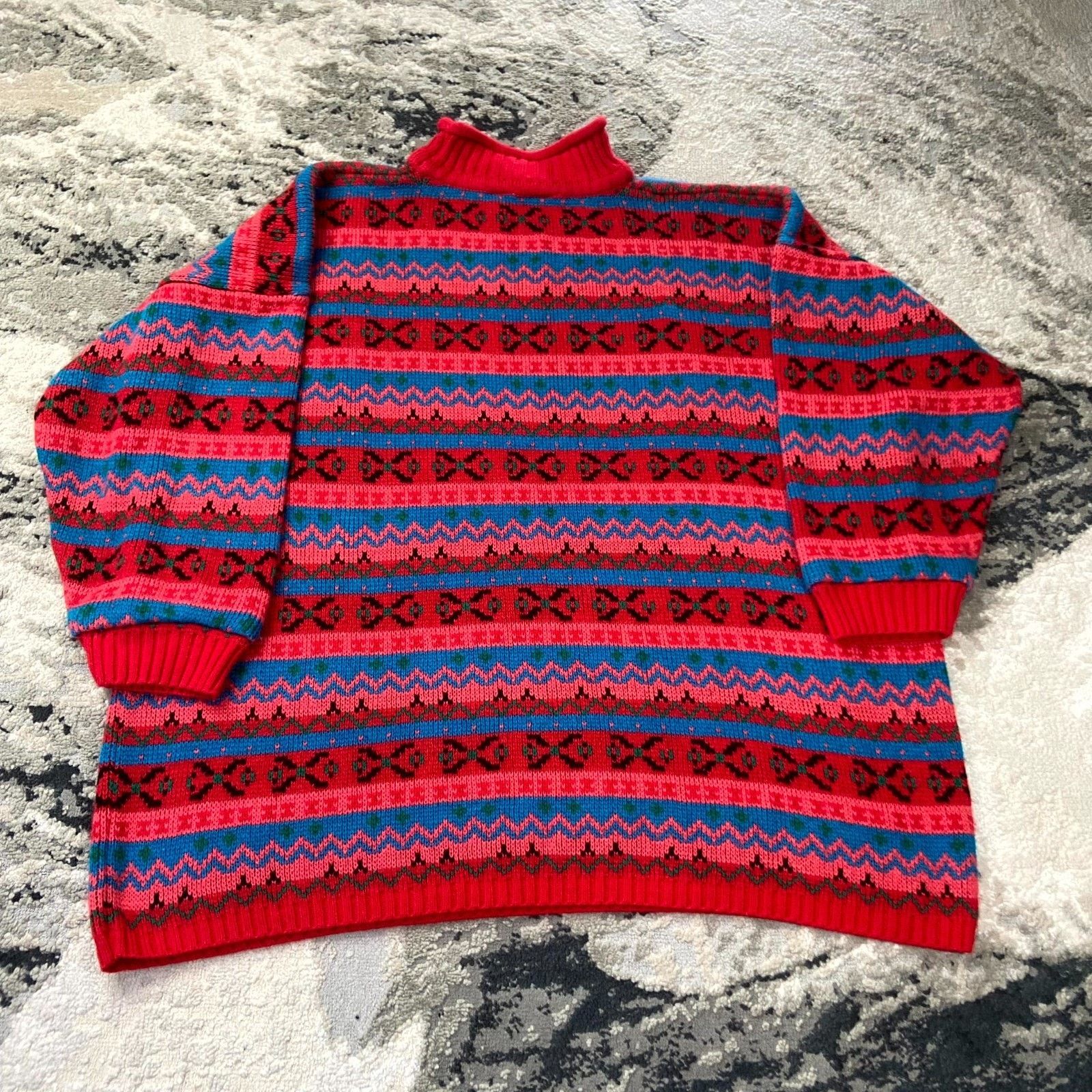 & Other Stories Vintage Stefano International Sweater Womens One Size Red Size ONE SIZE - 2 Thumbnail