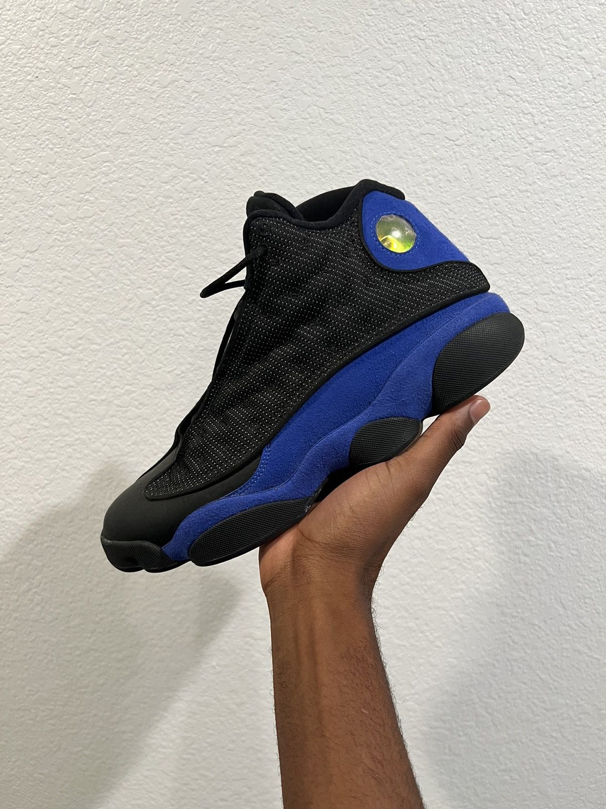 Nike Jordan 13 Retro Black Hyper Royal Grailed