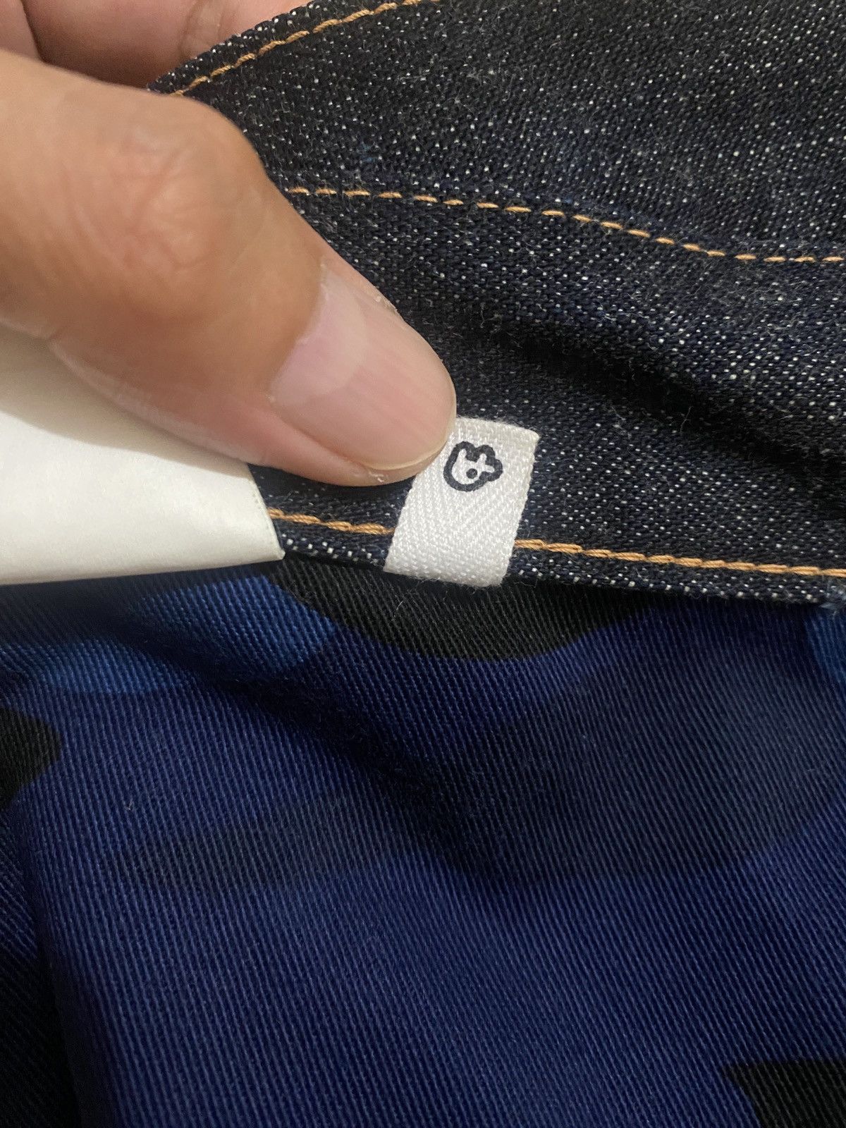 Bape Baby Milo Face Denim Size US 32 / EU 48 - 9 Thumbnail