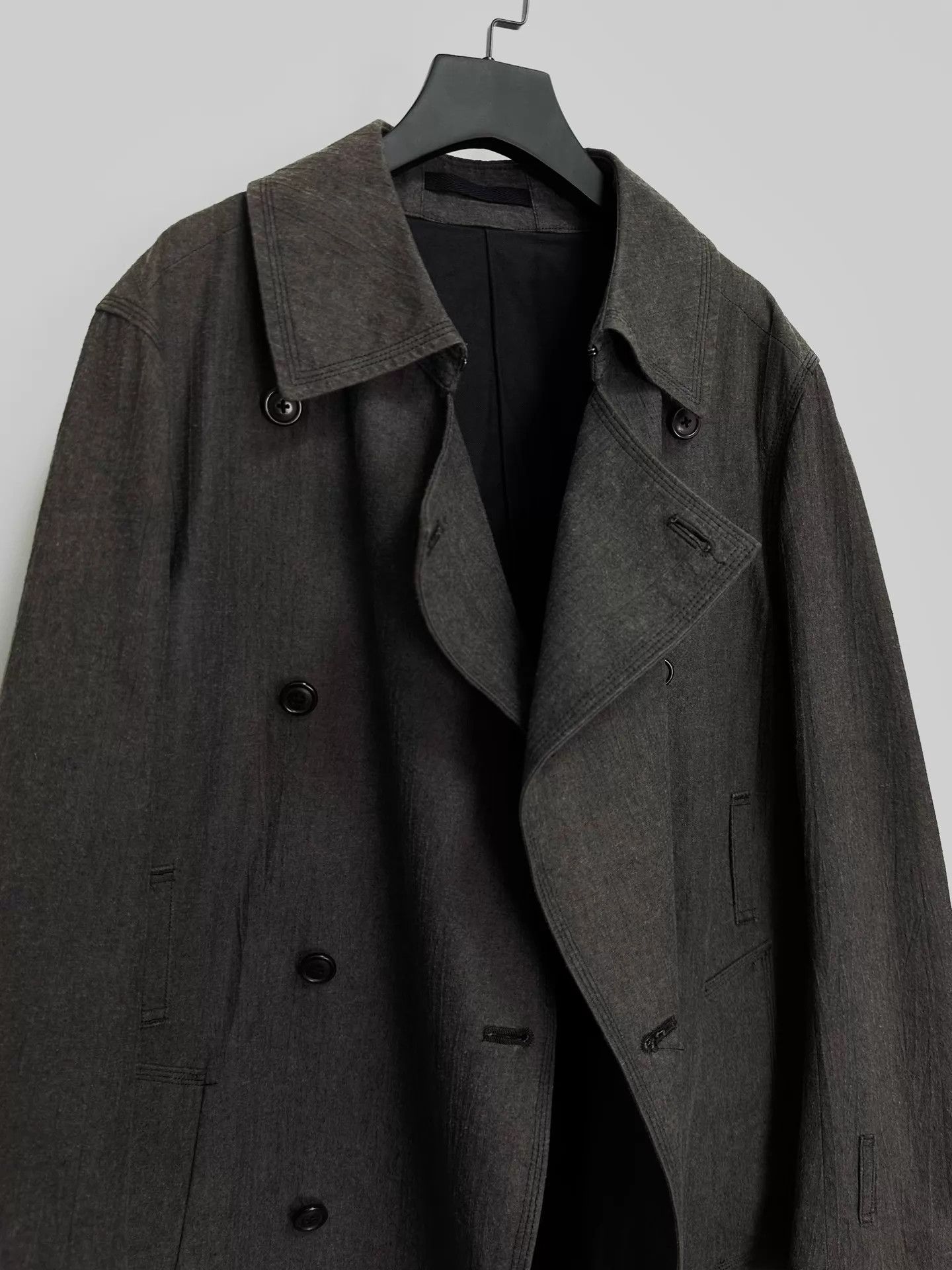 Arts & Science Arts&Science 2-Breasted Cotton Bark-Textured Horn-Button Size US S / EU 44-46 / 1 - 6 Thumbnail