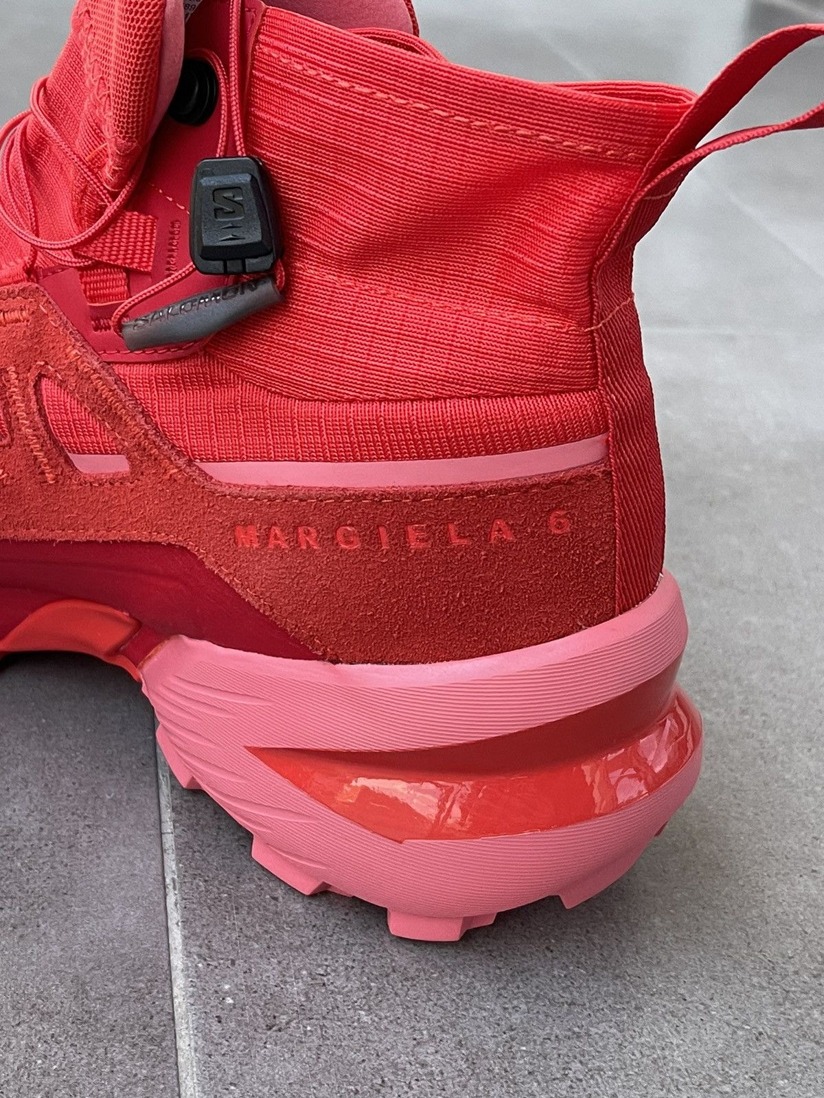 Maison Margiela !DS! AW22 Maison Margiela X Salomon Red Sneakers Size US 12 / IT 42 - 15 Thumbnail