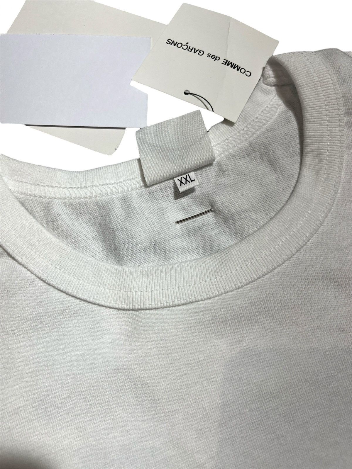 PACCBET Paccbet x CDG X DSM 20th anniversary white Tshirt Size US XXL / EU 58 / 5 - 4 Thumbnail