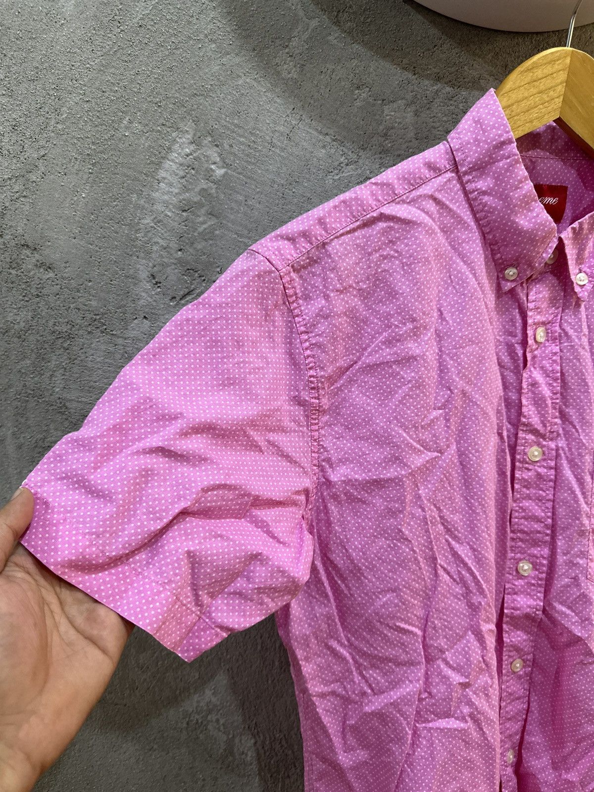 Supreme SS13 Supreme Polka Micro Dot Western Shirt Size US M / EU 48-50 / 2 - 9 Thumbnail
