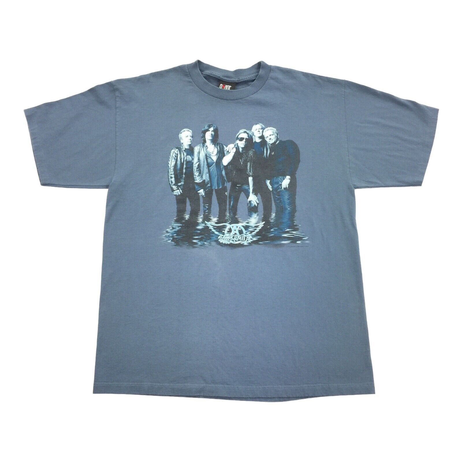 Giant Vintage 2001 Aerosmith Just Push Play Tour Band T-Shirt Size US XL / EU 56 / 4 - 1 Thumbnail