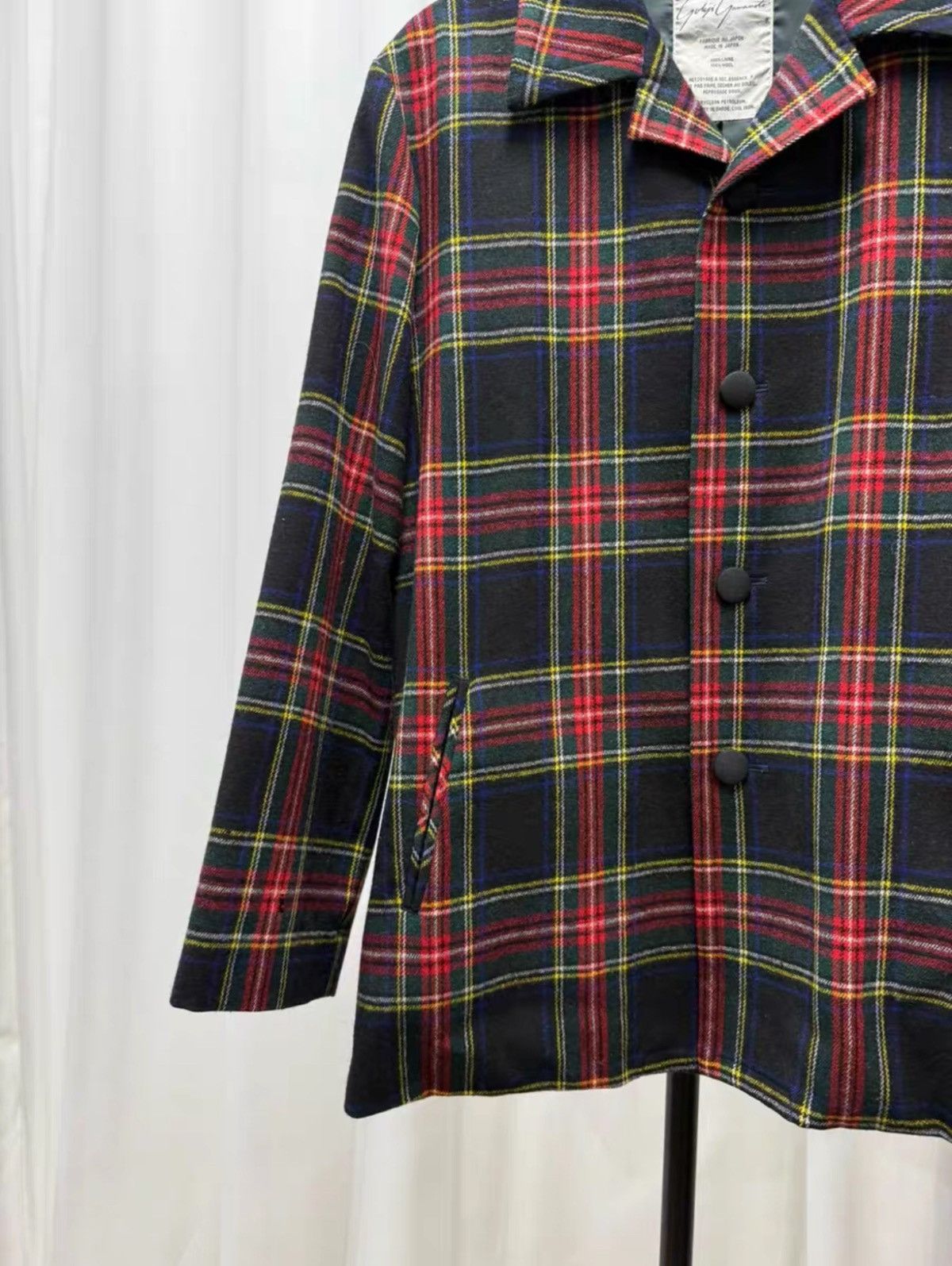 Yohji Yamamoto 90s Yohji Yamamoto plaid blazer Size 46R - 9 Thumbnail