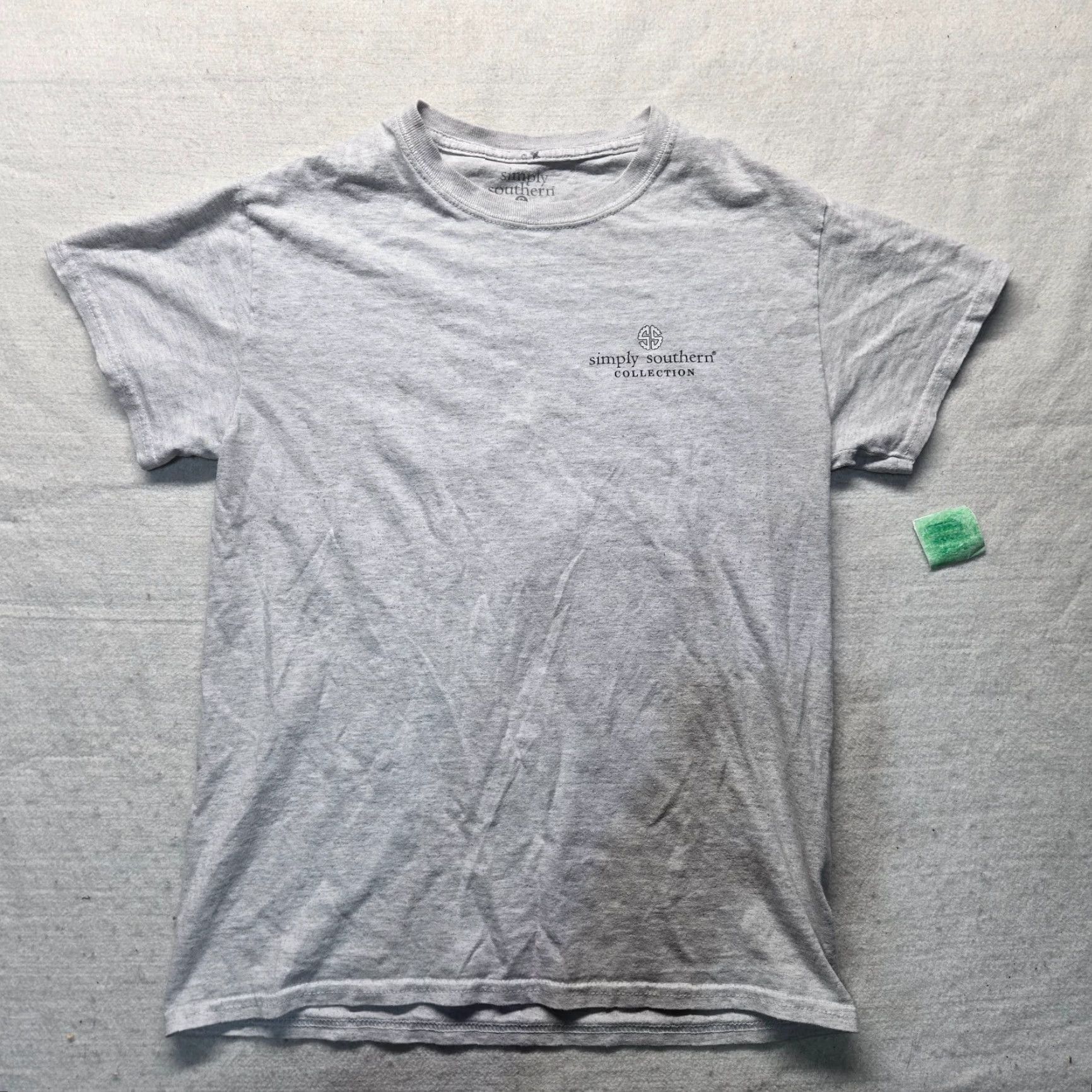 Vintage Simply Southern Gray Think Positive Dog Monk T-Shirt Adult Women's Size S Small Shirts Women S Gray Think Positive Dog Monk Shirt Size S / US 4 / IT 40 - 2 Thumbnail