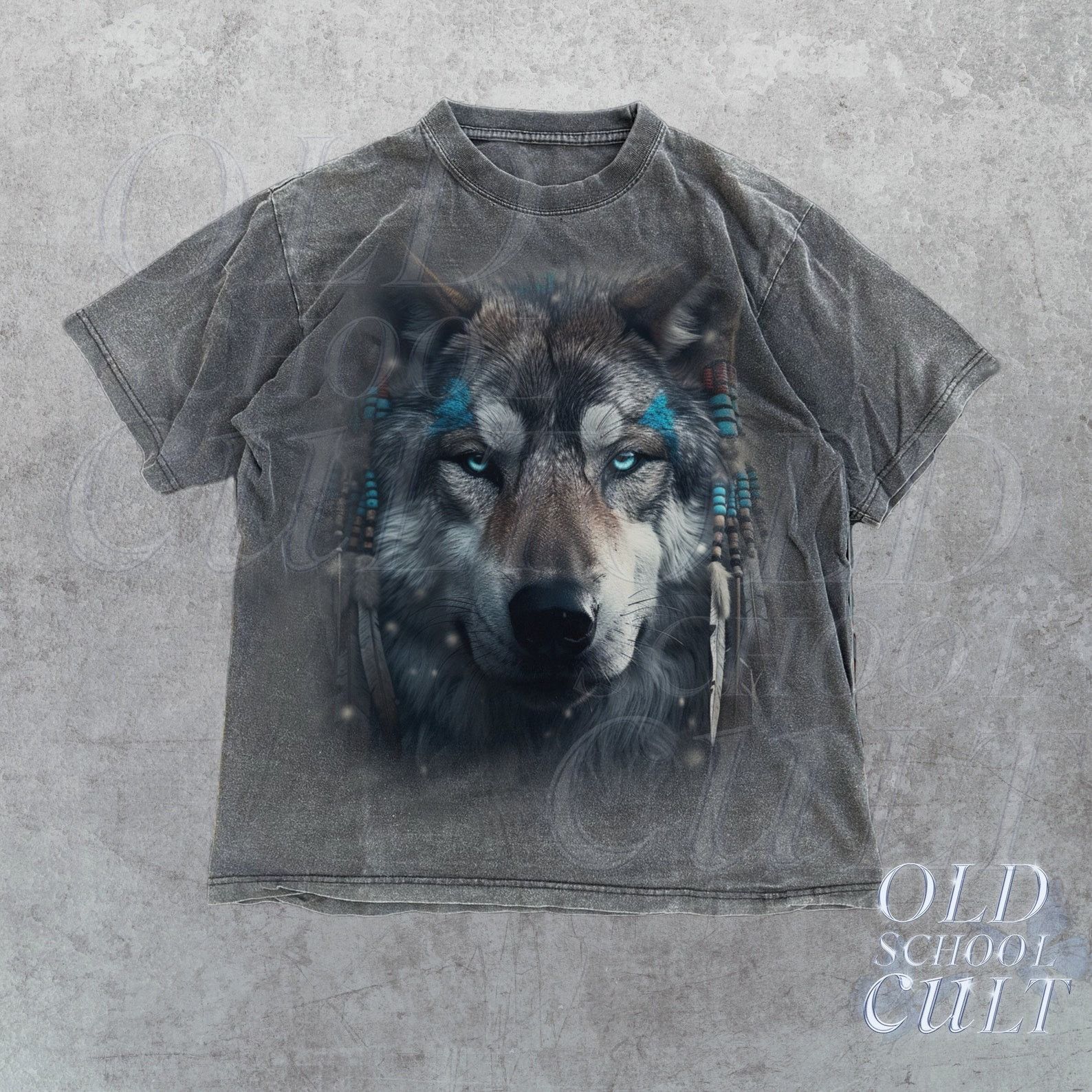 The Unbranded Brand Indian Wolf Vintage 90s Graphic Shirt Size US M / EU 48-50 / 2 - 1 Thumbnail