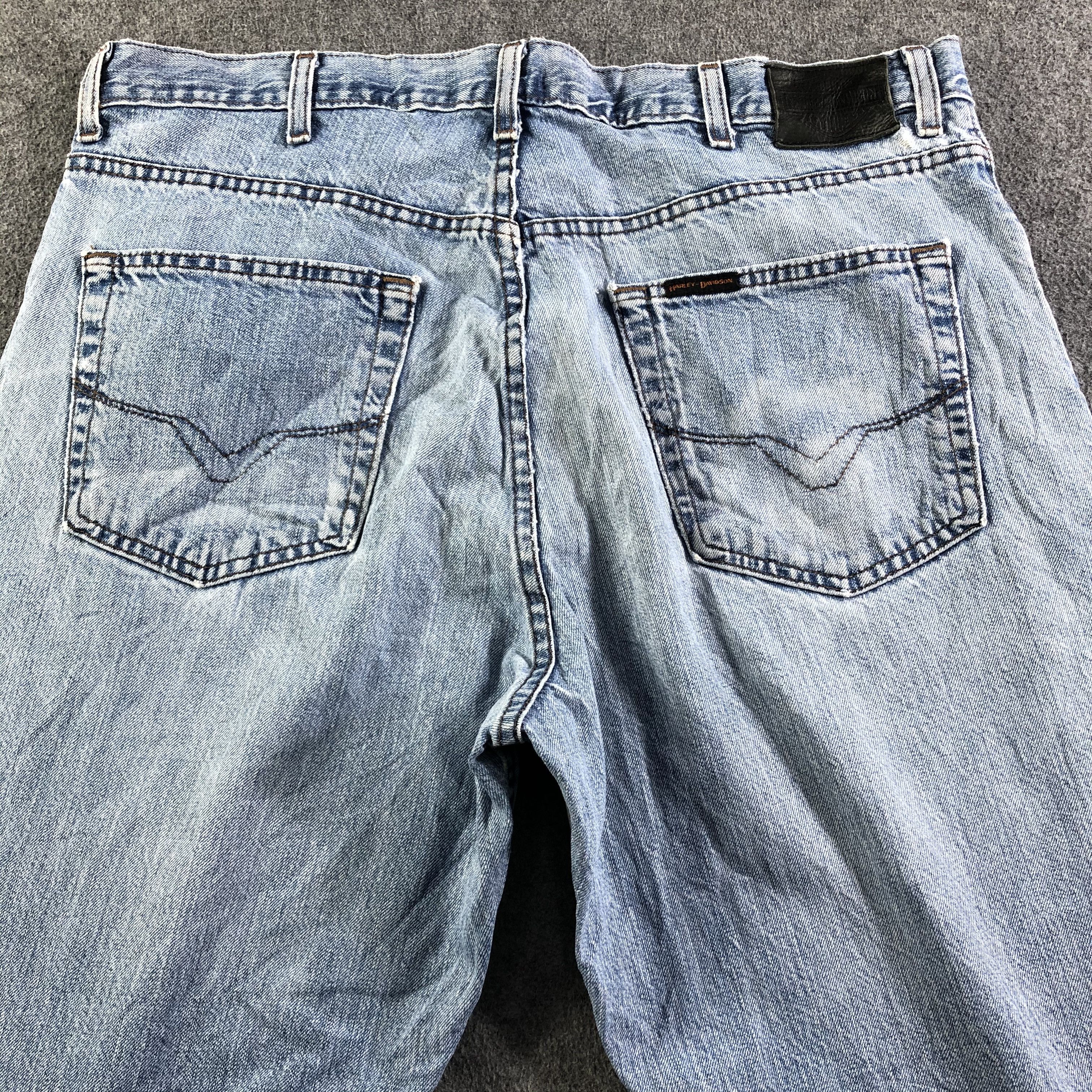 Harley Davidson Vintage Harley Davidson Jeans-J3768 Size US 39 - 4 Thumbnail