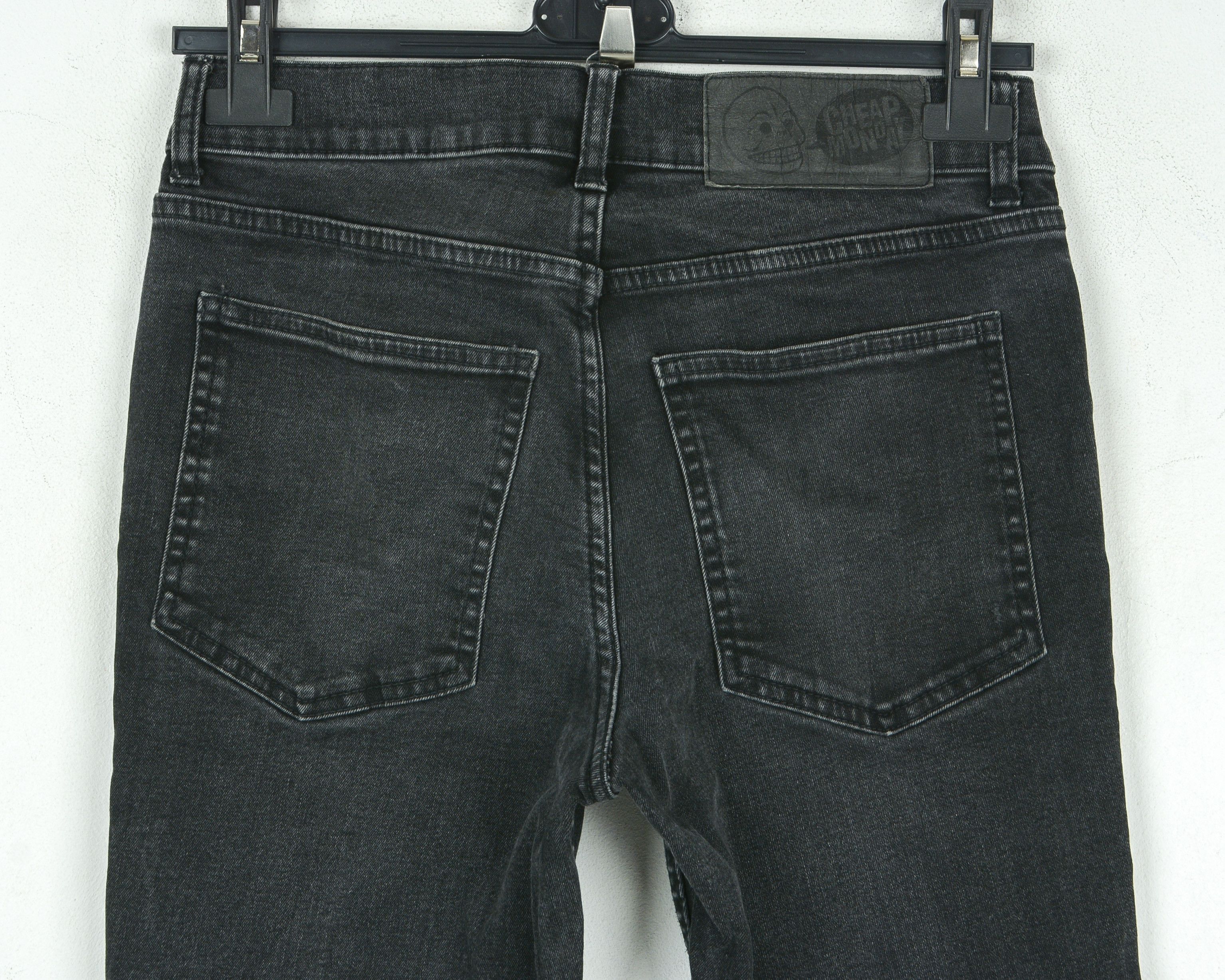 Cheap Monday 'Tight Black Haze' W29 L30 Slim Fit Jeans Denim Pants Size US 29 - 5 Thumbnail