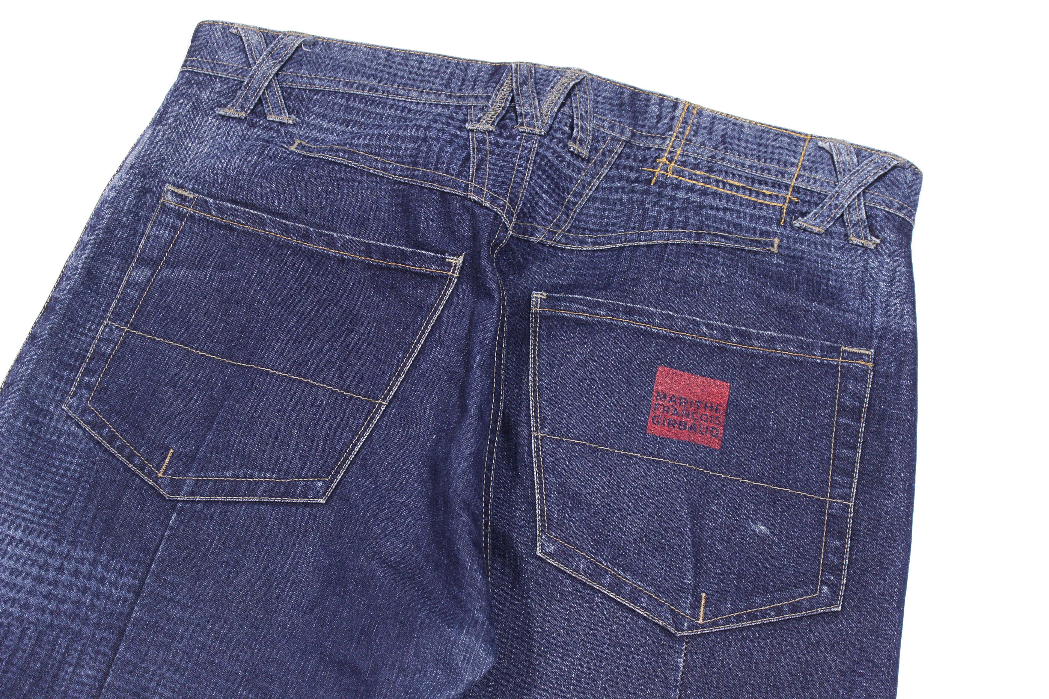 Marithe + Francois Girbaud 00S Pattern Logo Jeans Vintage Size US 31 - 4 Thumbnail