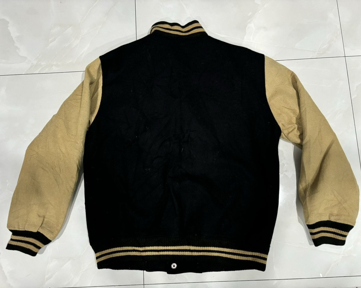 Japanese Brand Varsity Jacket Black / Brown L Size US L / EU 52-54 / 3 - 2 Thumbnail