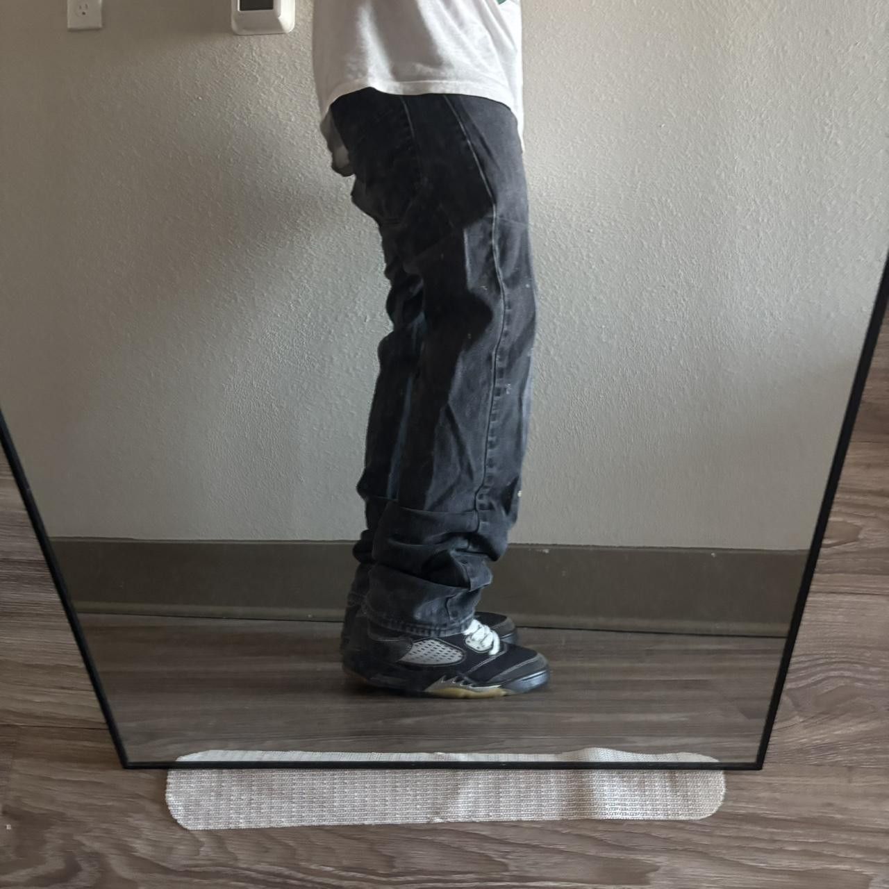 Levi's Crazy Vintage Y2K/2000s Grunge Black Levis 501 Denim Jeans! 31x32 Size US 31 - 2 Thumbnail