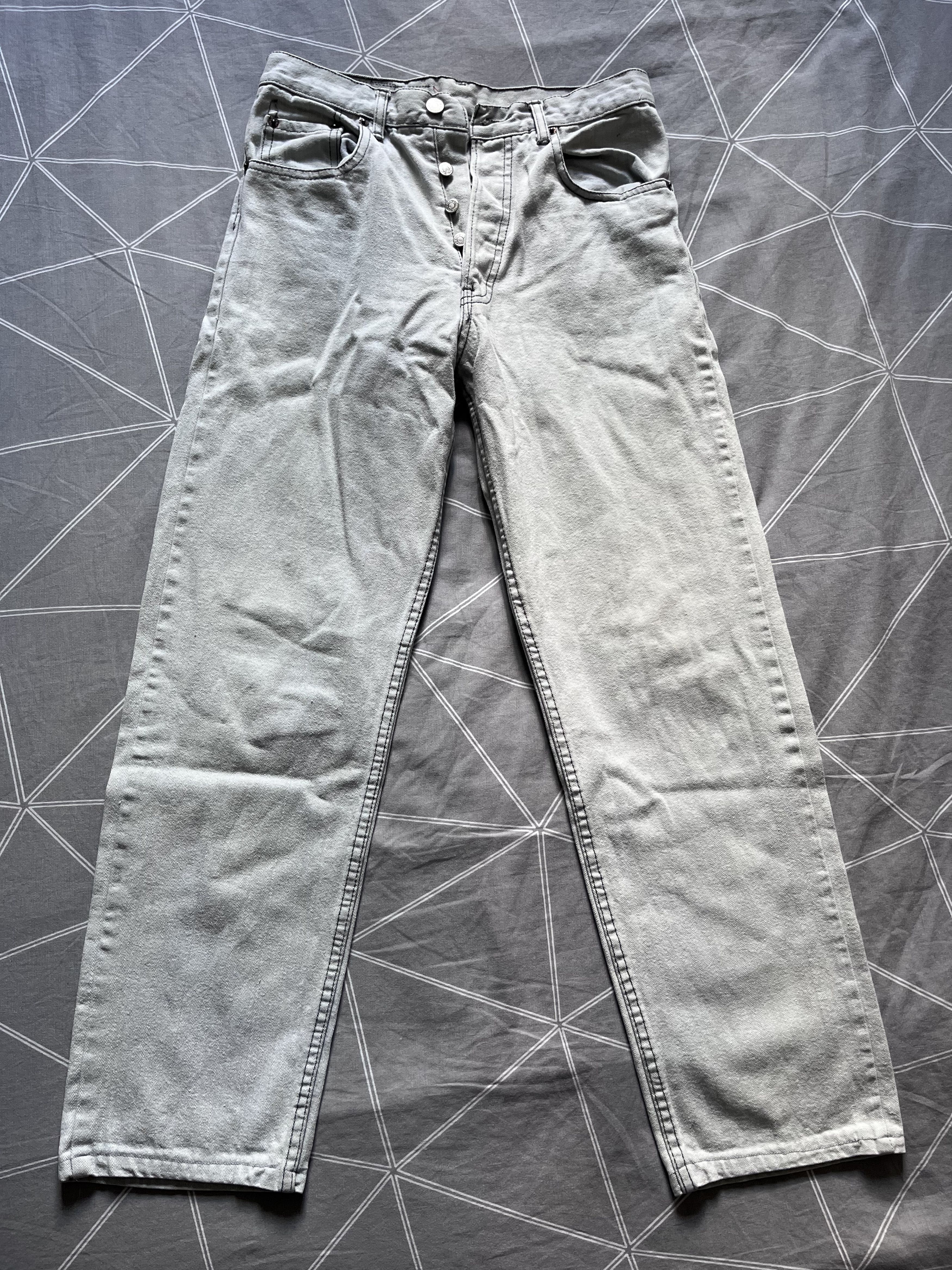 Levi's Levi’s 501XX Men’s Jeans W30 L34 – USA 1995 – Beige Denim Size US 30 / EU 46 - 1 Thumbnail