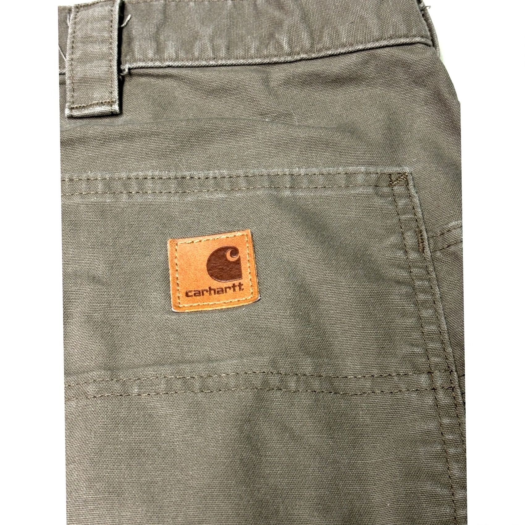 Carhartt Carhartt B147 LBR Mens Work Shorts Brown Khaki Utility Size US 44 / EU 60 - 5 Thumbnail