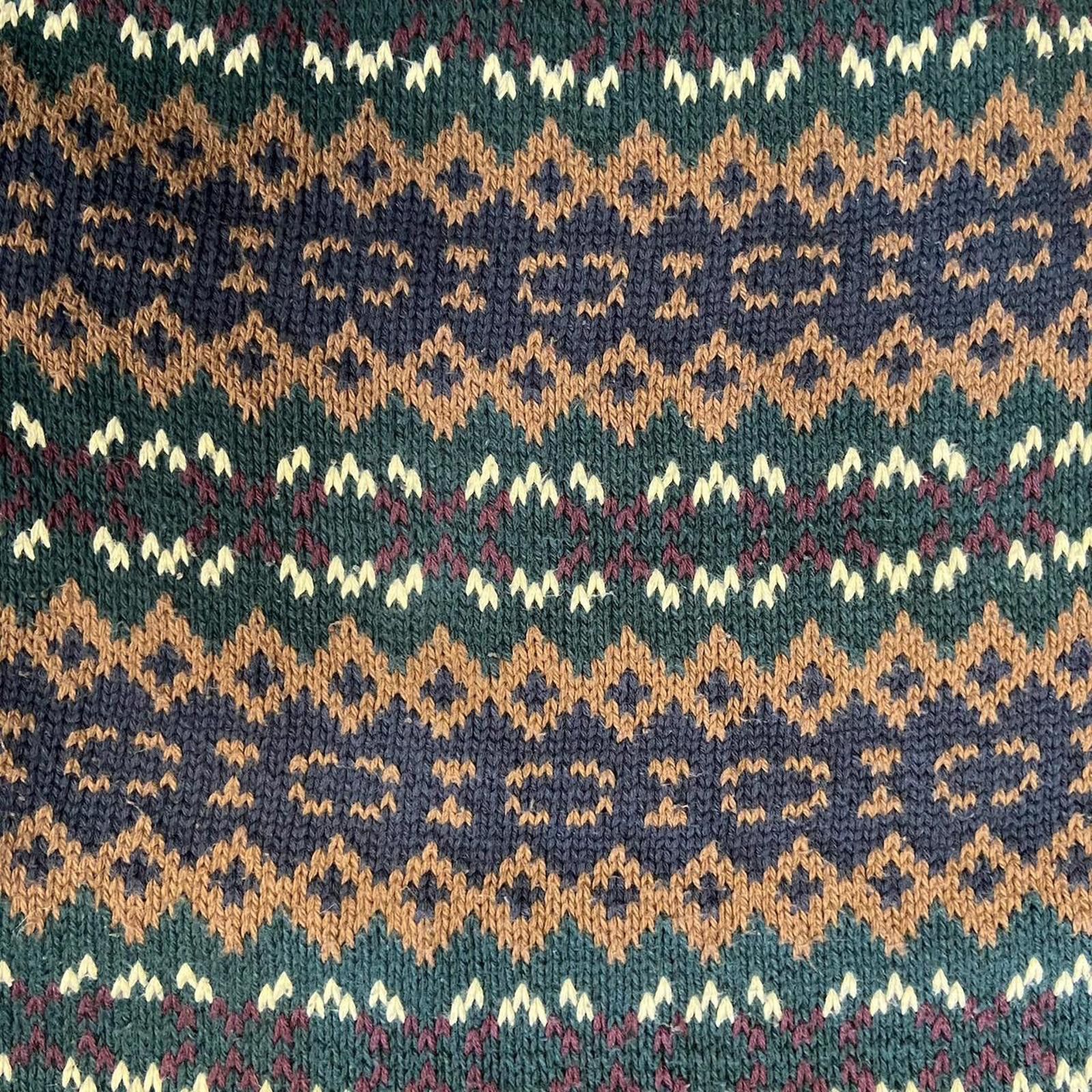 London Fog 80s London Fog 1/4 Button Grandpa Knit Size US L / EU 52-54 / 3 - 2 Thumbnail