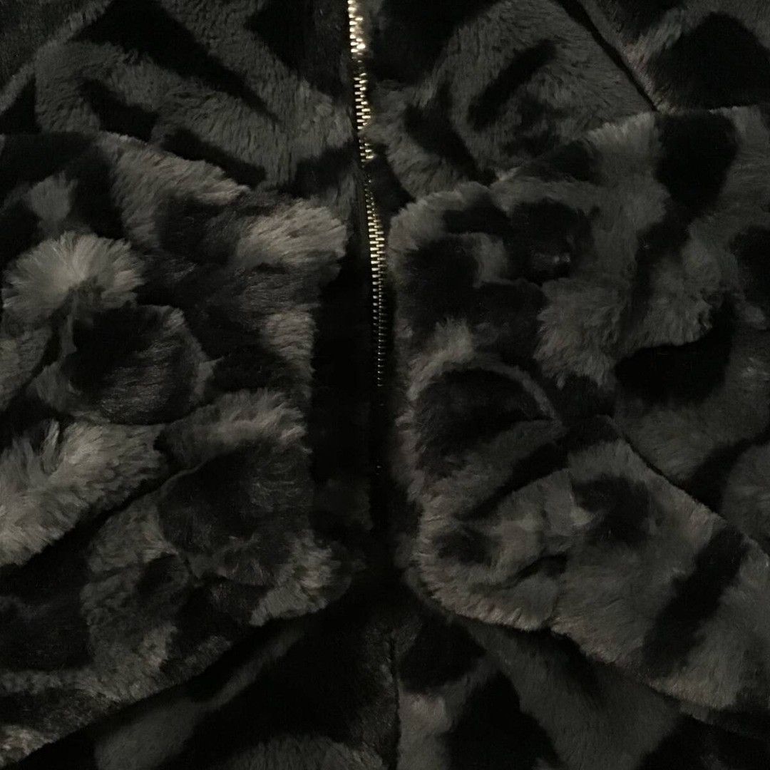 Bape BAPE SPORT MONOGRAM FAKE FUR HOODIE JACKET a bathing ape Size US XL / EU 56 / 4 - 5 Thumbnail