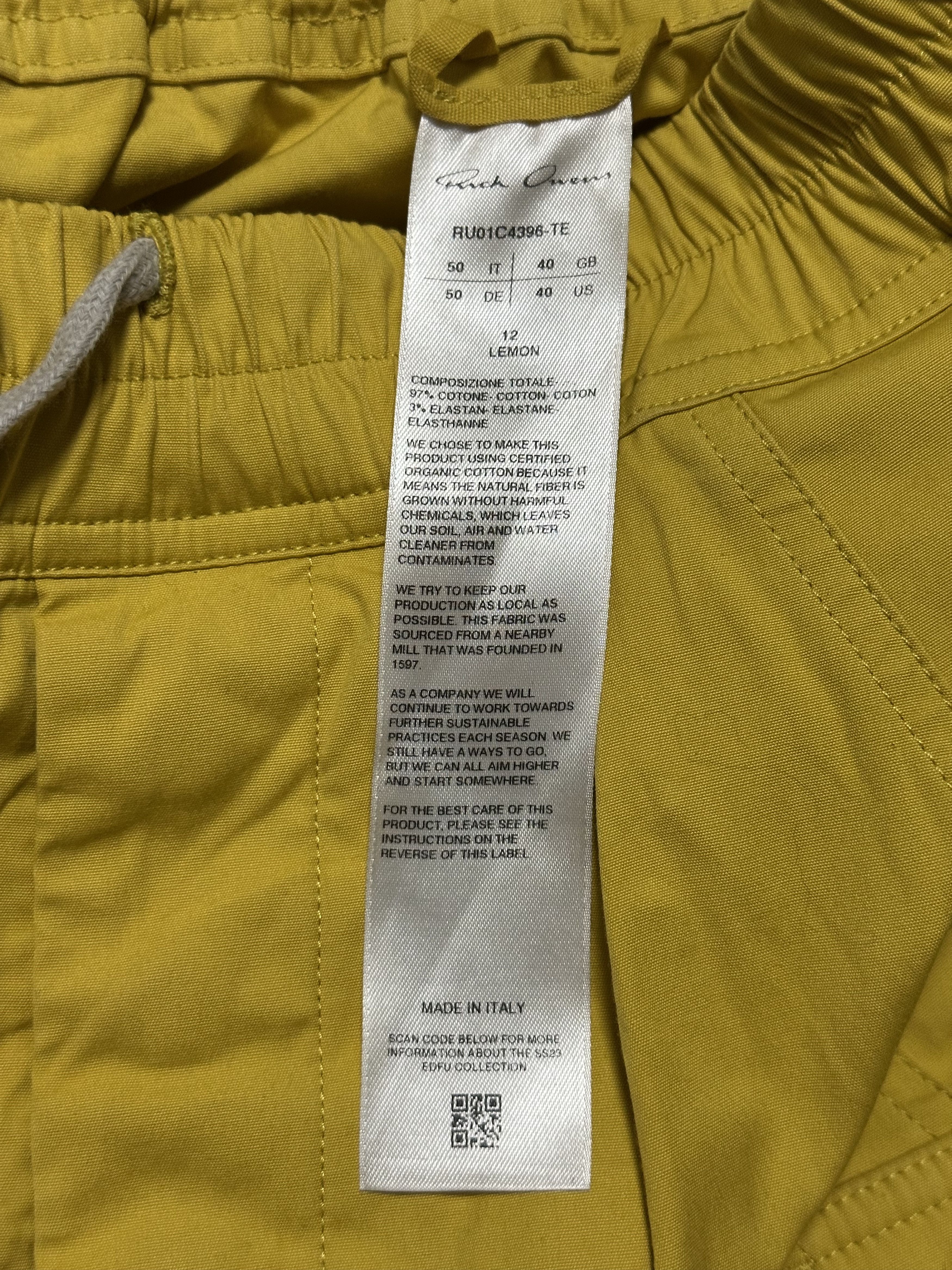 Rick Owens RICK OWENS Fogachine Mastodon Cargo Joggers 50 Size US 34 / EU 50 - 9 Thumbnail