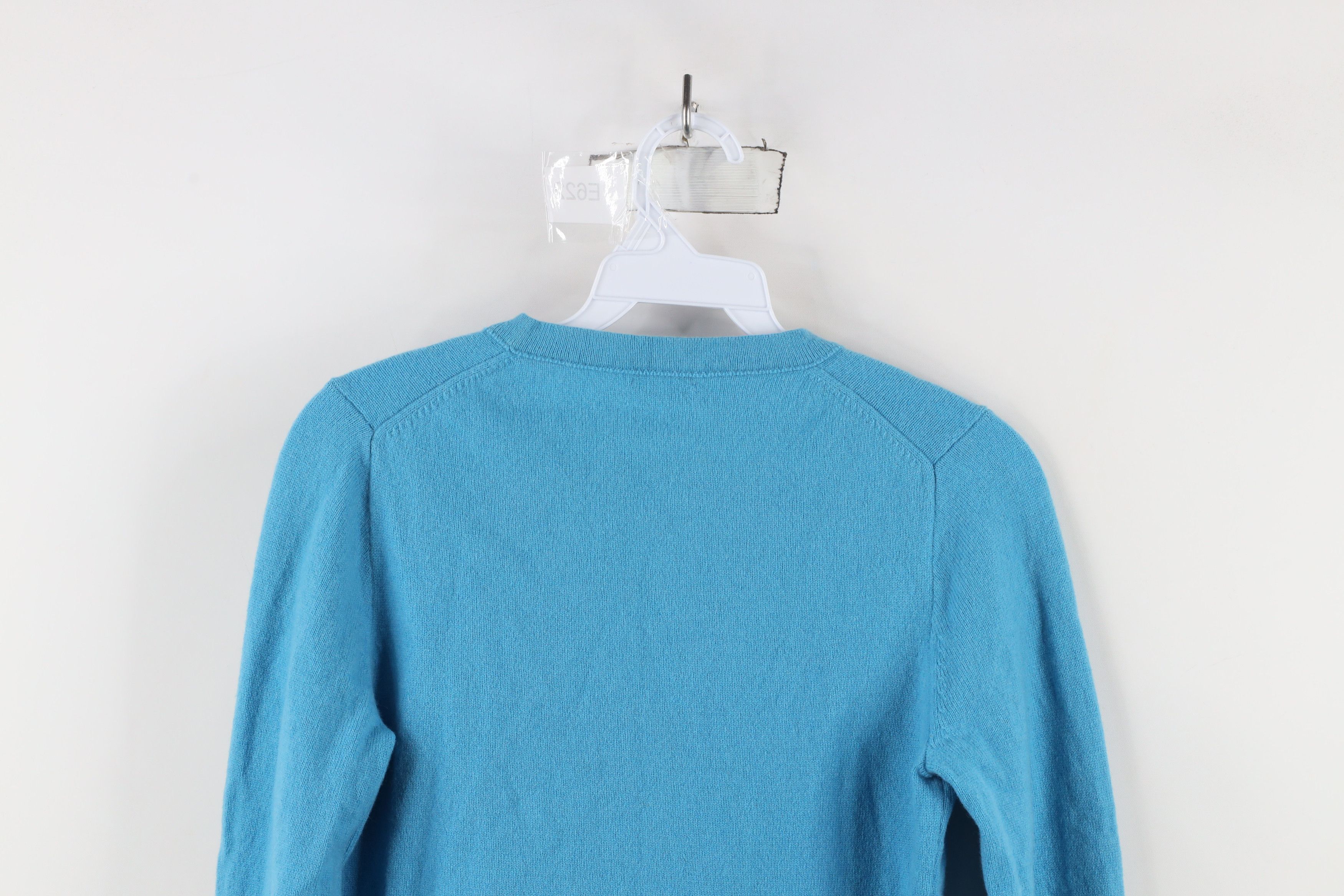 J.Crew × Vintage Vintage J Crew Blank Soft Cashmere Marled Knit Sweater Blue Size M / US 6-8 / IT 42-44 - 8 Thumbnail