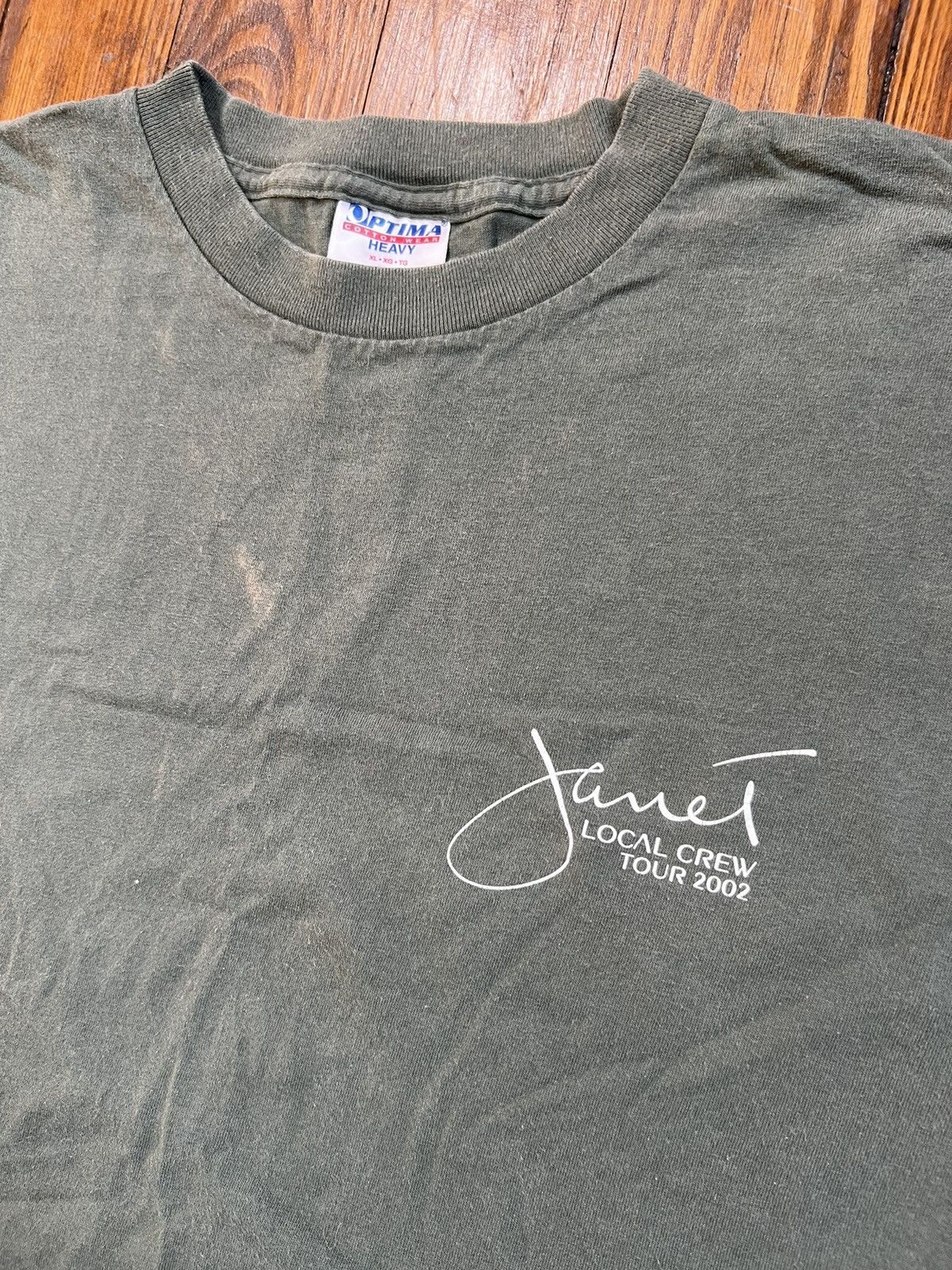 Rap Tees × Vintage Vintage 2002 Janet Jackson Local Crew Tour Tee Size US XL / EU 56 / 4 - 1 Thumbnail