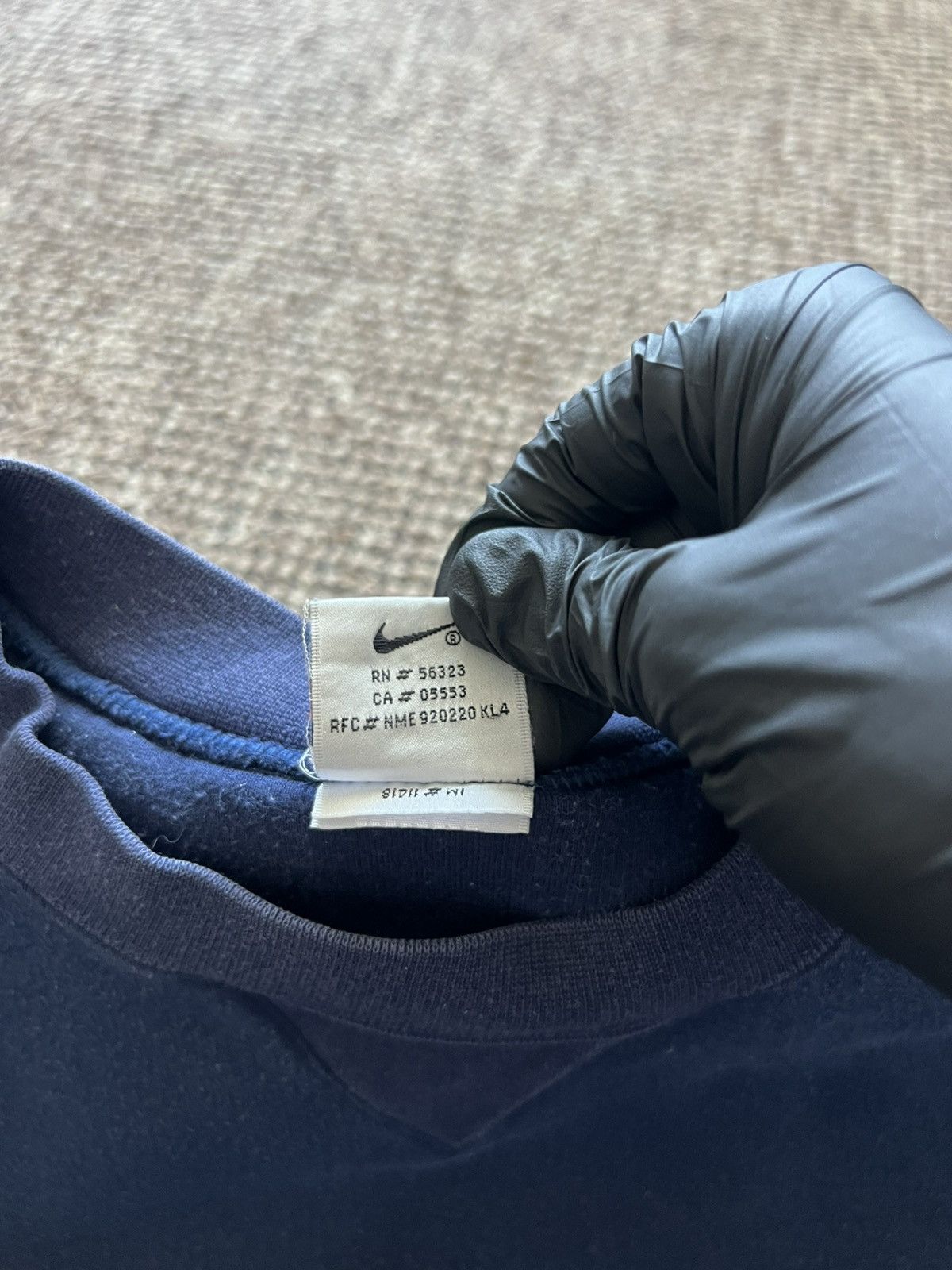 Nike RARE‼️ Nike Embroidery Baggy Sweatshirt Oversized Blue Size US M / EU 48-50 / 2 - 11 Thumbnail