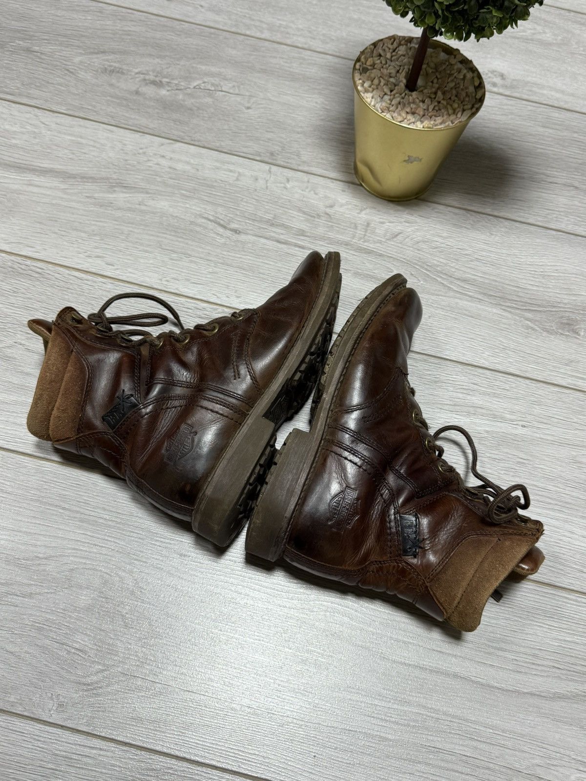 Harley Davidson Harley Davidson boots moto USA leather high Size US 8 / EU 41 - 6 Thumbnail