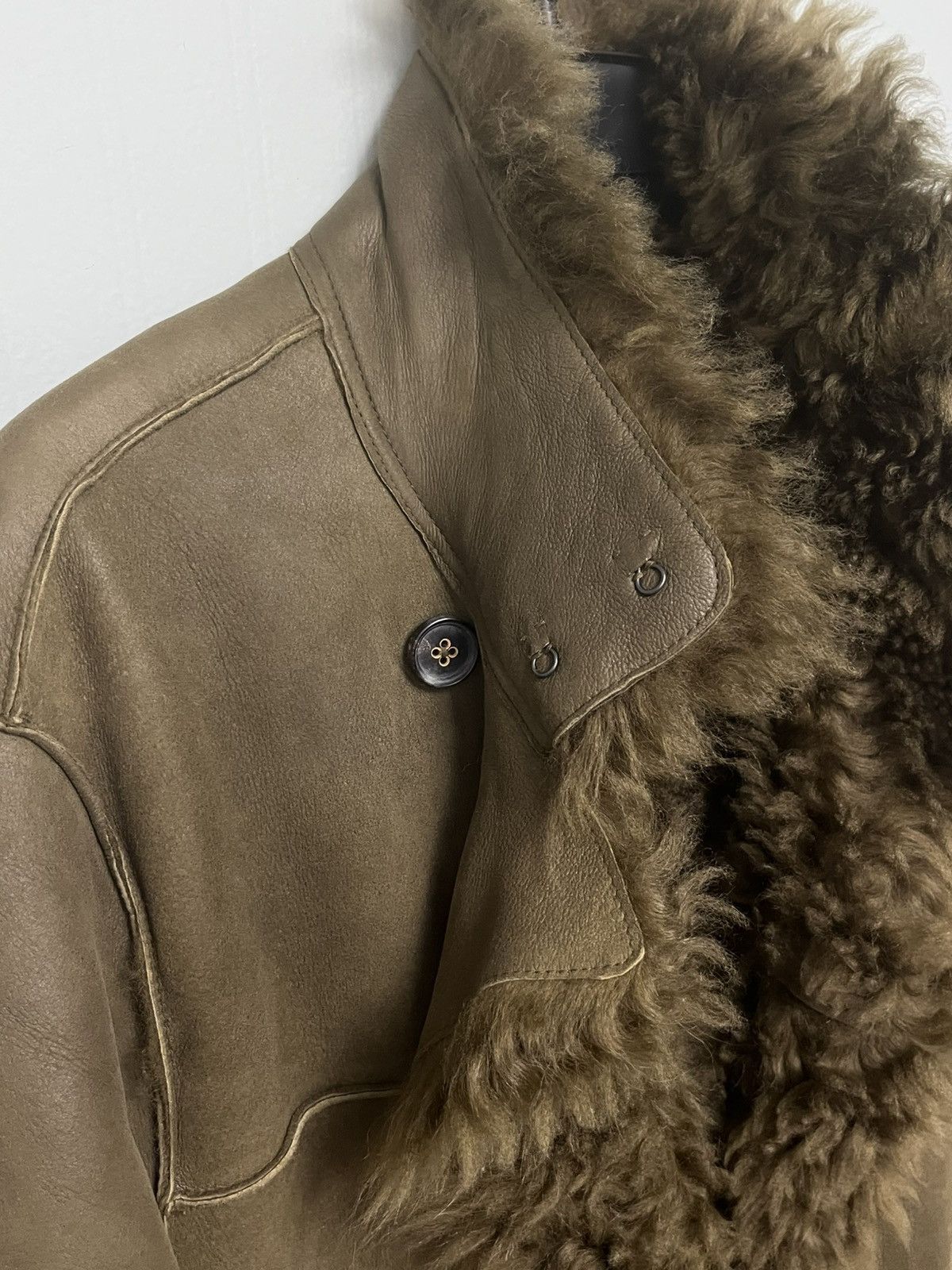 John Varvatos Coffey Shearling EU 48 USA 38 Size US M / EU 48-50 / 2 - 15 Thumbnail