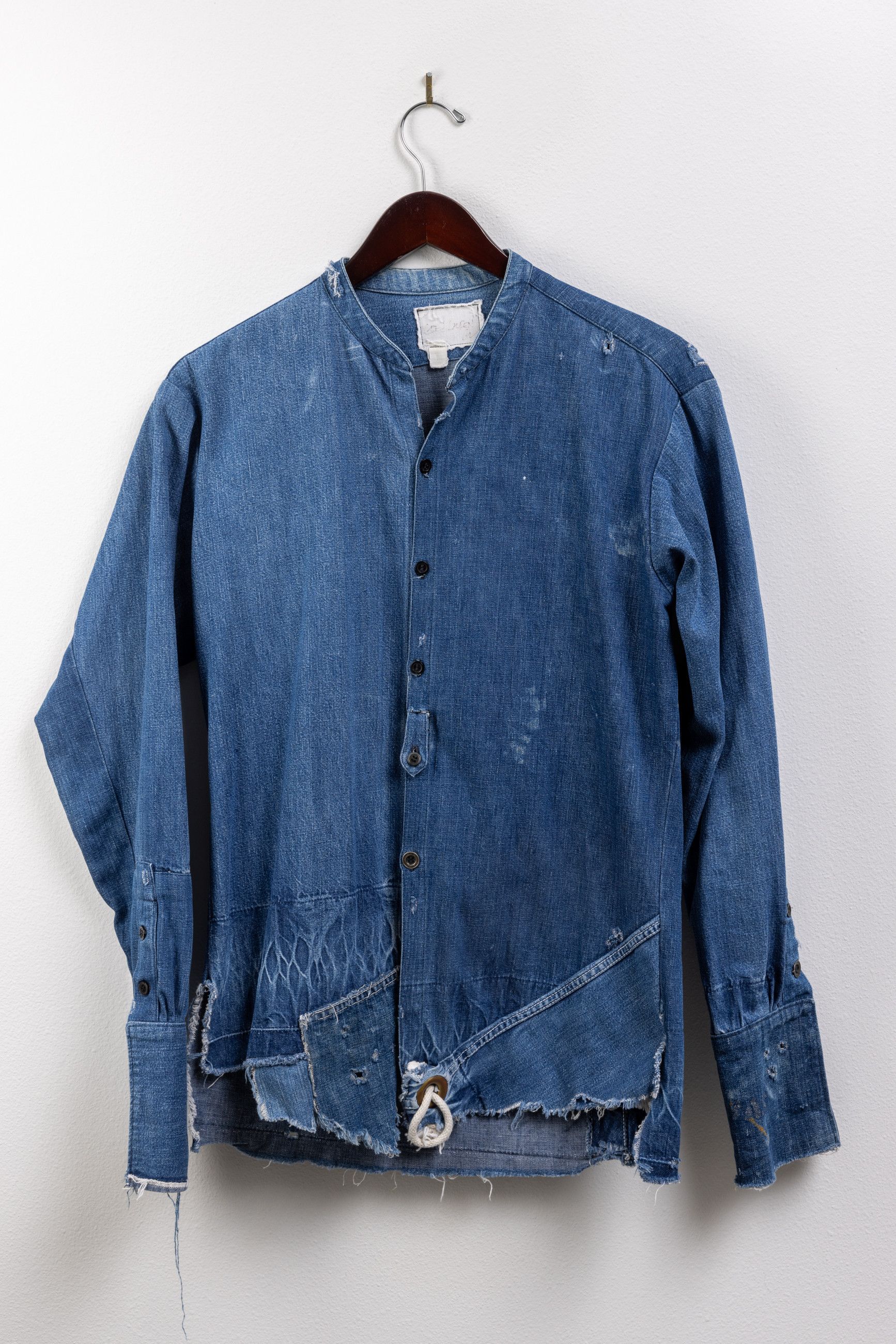 Greg Lauren Vintage denim mailbag shirt - rare! Size US S / EU 44-46 / 1 - 2 Thumbnail