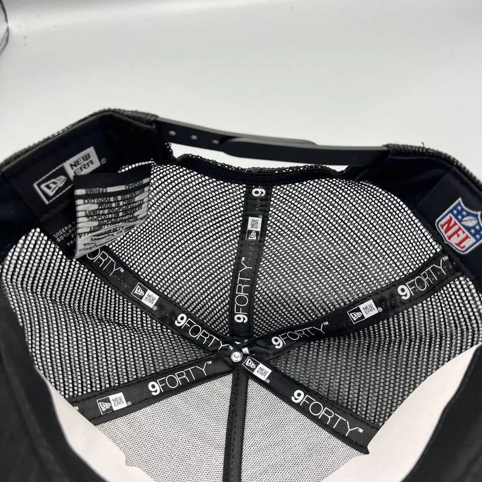 New Era Las Vegas Raiders Trucker Hat Men 9Forty New Era Snap Back Size ONE SIZE - 6 Thumbnail