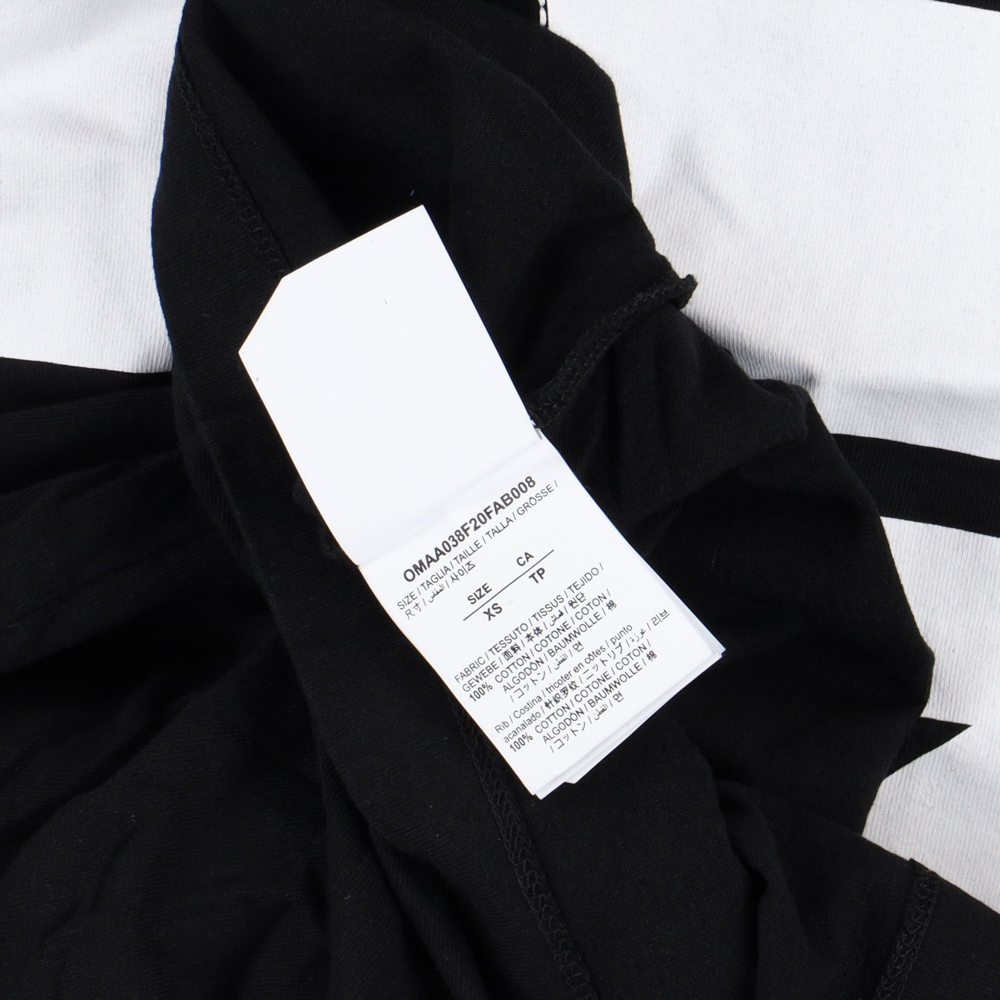 Off-White Black Cut Here Arrows Oversized T-Shirt Size US XS / EU 42 / 0 - 7 Thumbnail