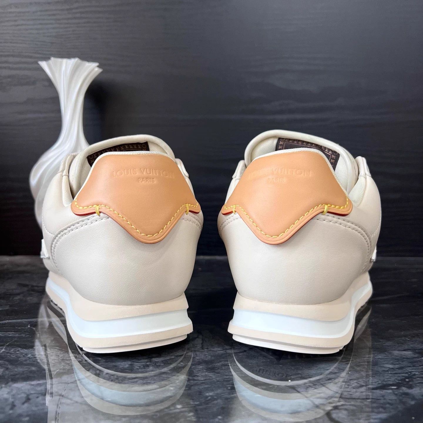 Louis Vuitton × Nigo Nigo x Beige Nike Cortez 40.5 99 New Trainers Size US 7.5 / EU 40-41 - 4 Thumbnail