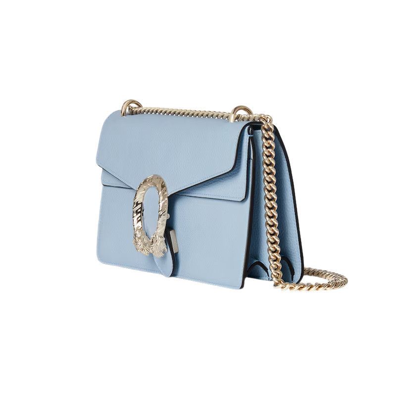 Gucci GUCCI Dionysus Medium $3500 Light Blue Leather Shoulder Bag Size ONE SIZE - 2 Thumbnail