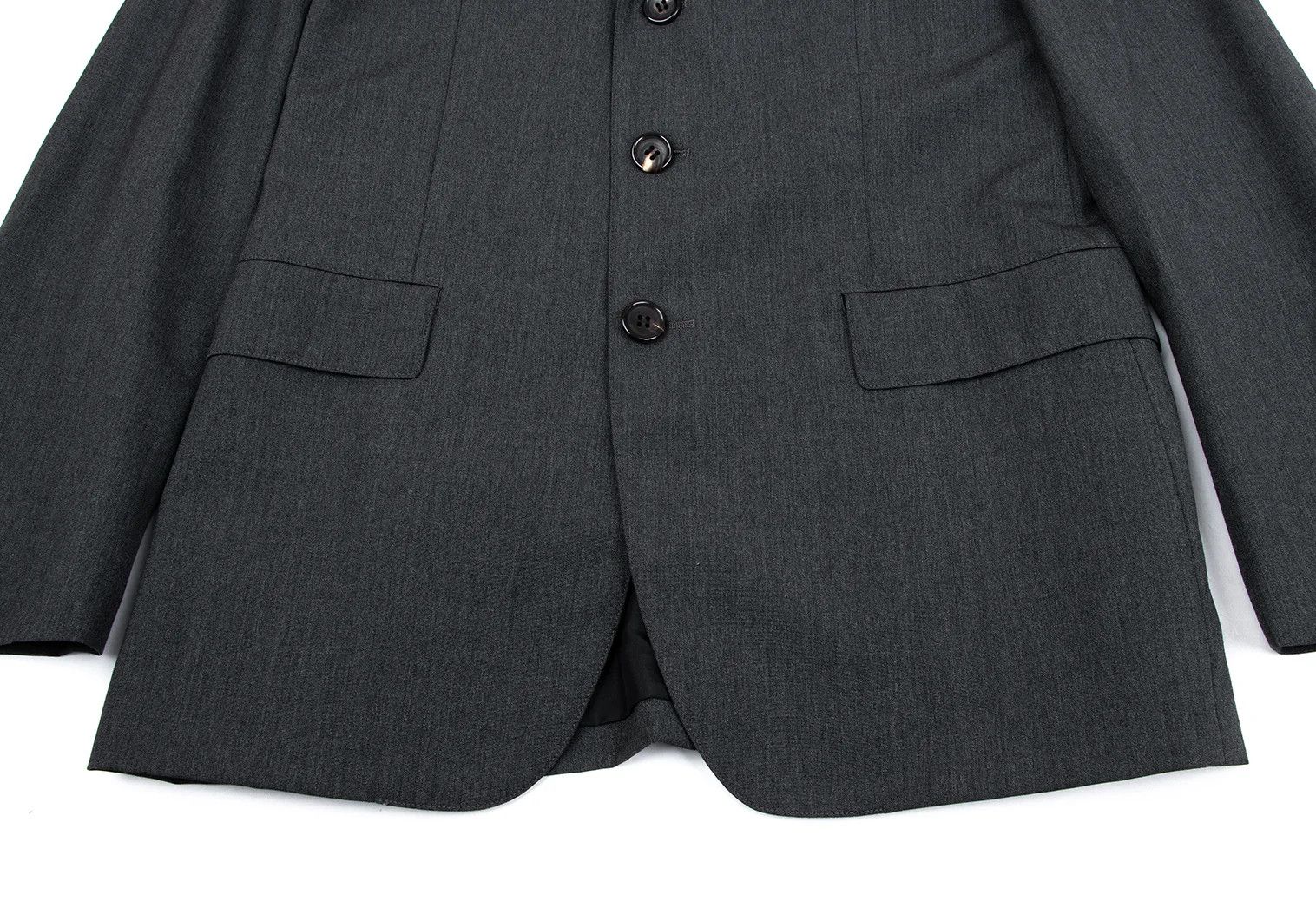 Jean Paul Gaultier Wool 3B Jacket in Gray Size 50 with Shoulder Pads Size US M / EU 48-50 / 2 - 9 Thumbnail