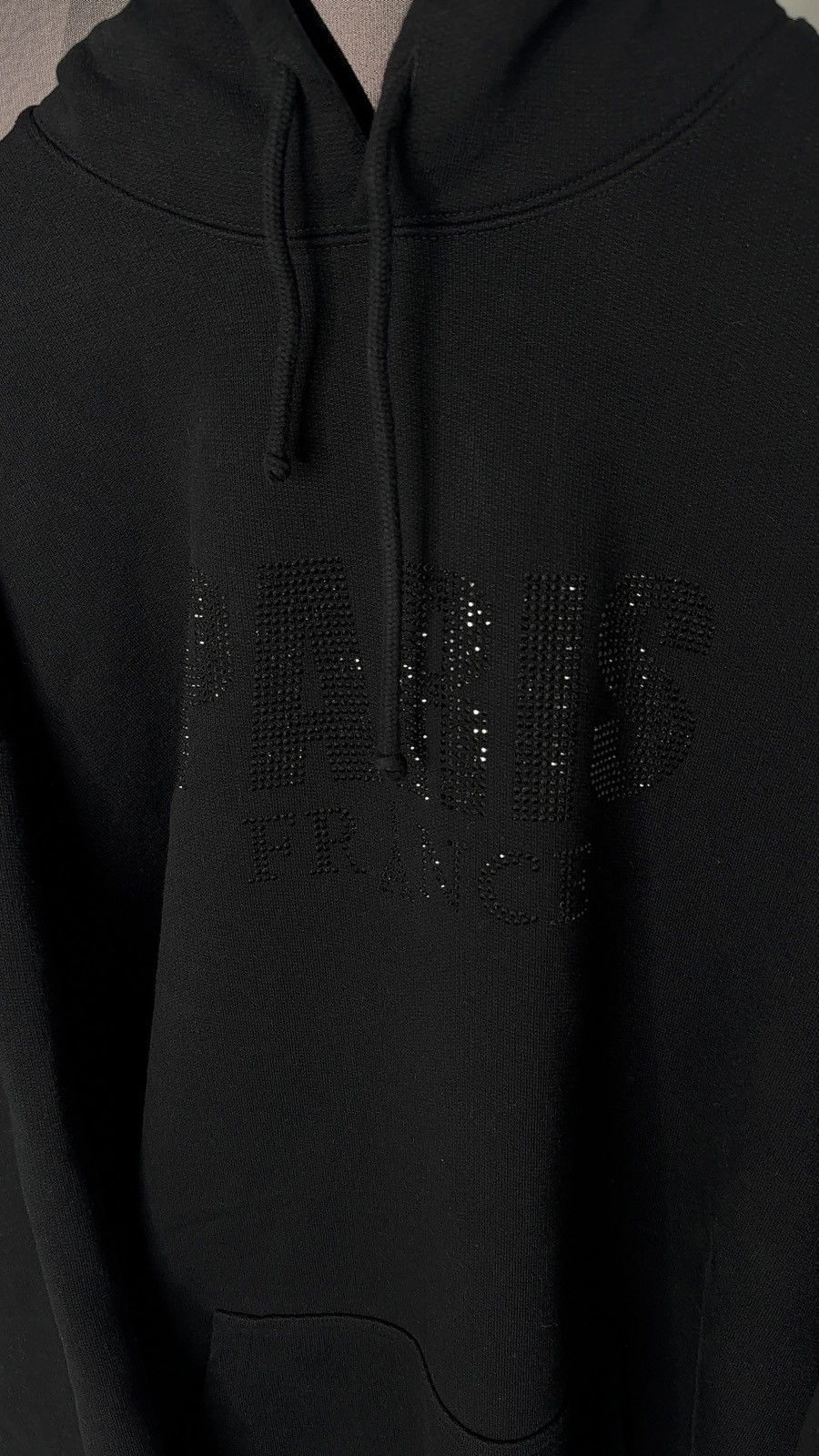 Vetements ⛔️Vetements Paris France Swarovski Logo Oversize Black Hoodie Size US S / EU 44-46 / 1 - 2 Thumbnail