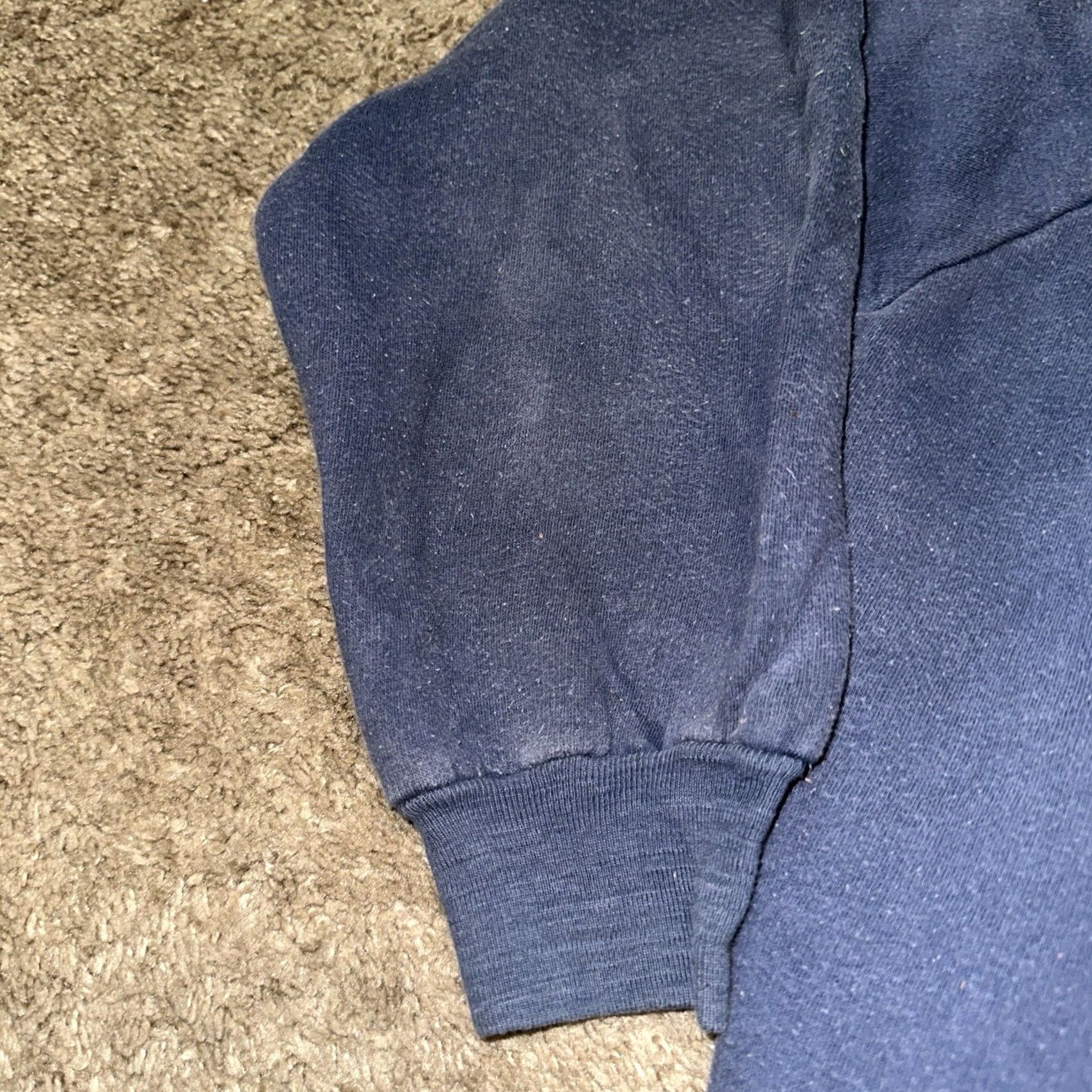 Vintage VINTAGE Portugal Sweatshirt Mens Large Pullover Faded Skater 80s 90s Blue Logo Graphic Print Regular Fit Mens Size US S / EU 44-46 / 1 - 3 Thumbnail