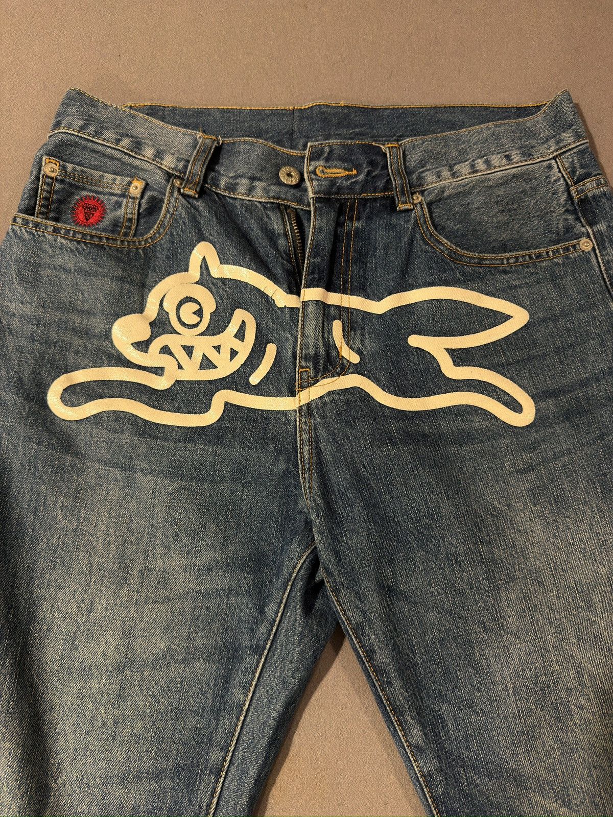 Icecream ICECREAM Blue Running Dog Denim Size US 30 / EU 46 - 2 Thumbnail