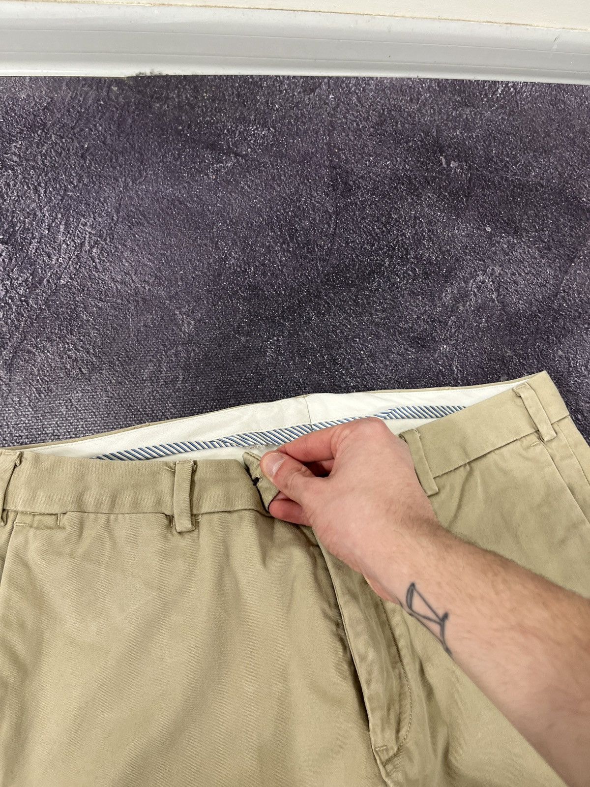 Polo Ralph Lauren Vintage Polo Ralph Lauren Slim Straight Fit Chino Pants Size US 31 - 13 Thumbnail