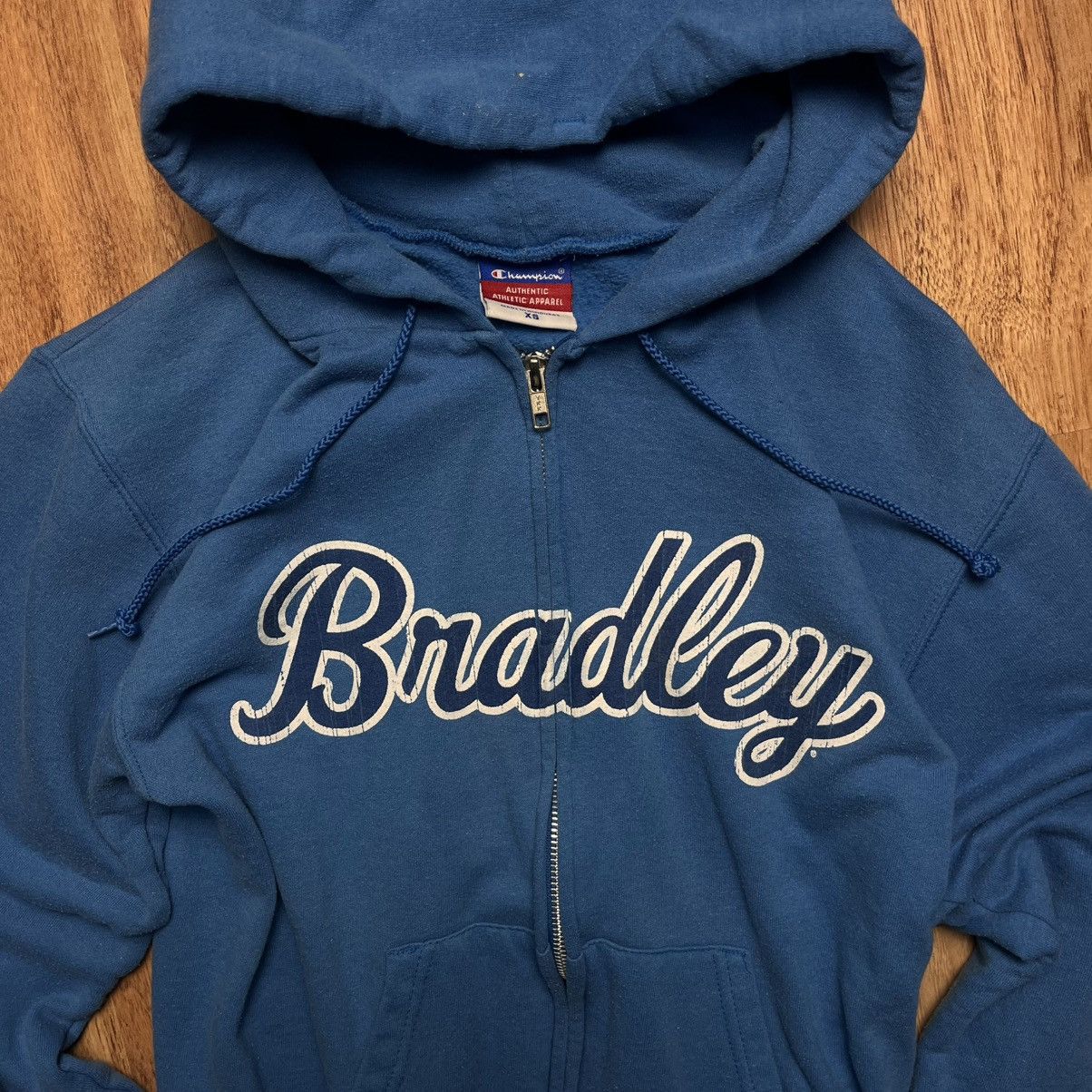 Champion Vintage Champion Bradley University Zip Up Size US XS / EU 42 / 0 - 3 Thumbnail