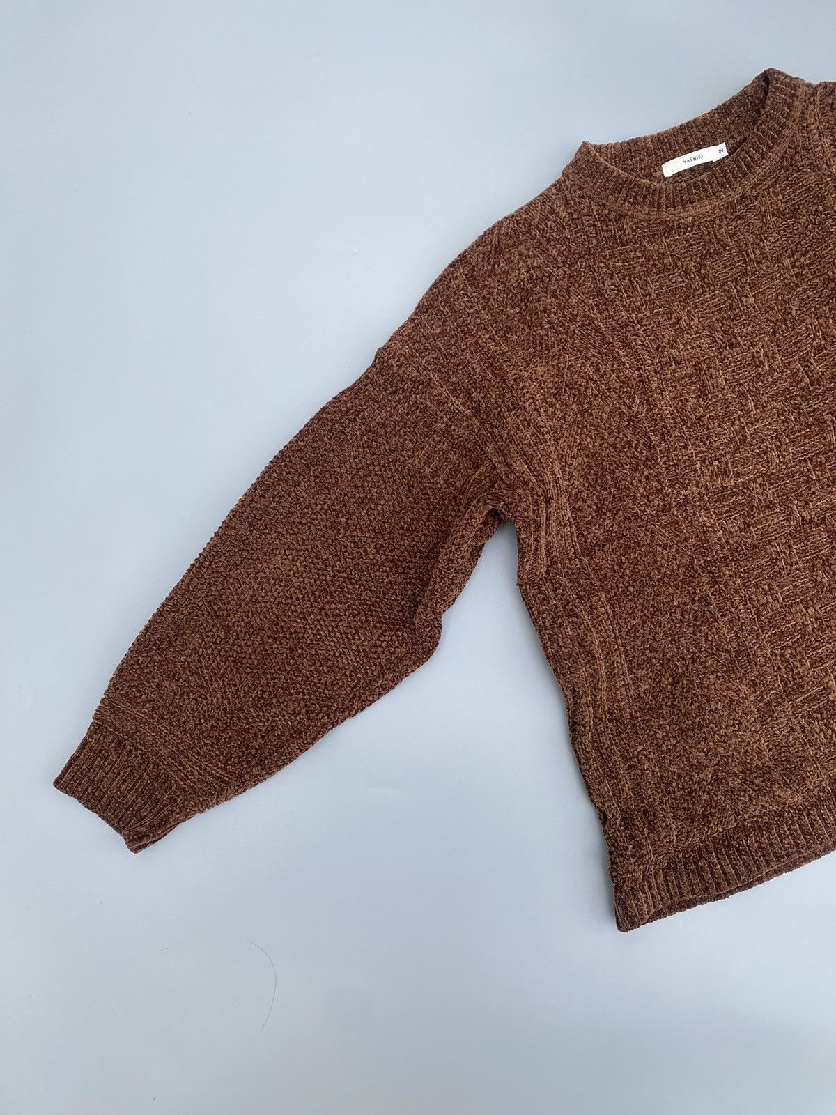 YASHIKI Velour Knit Sweater Size US M / EU 48-50 / 2 - 3 Thumbnail
