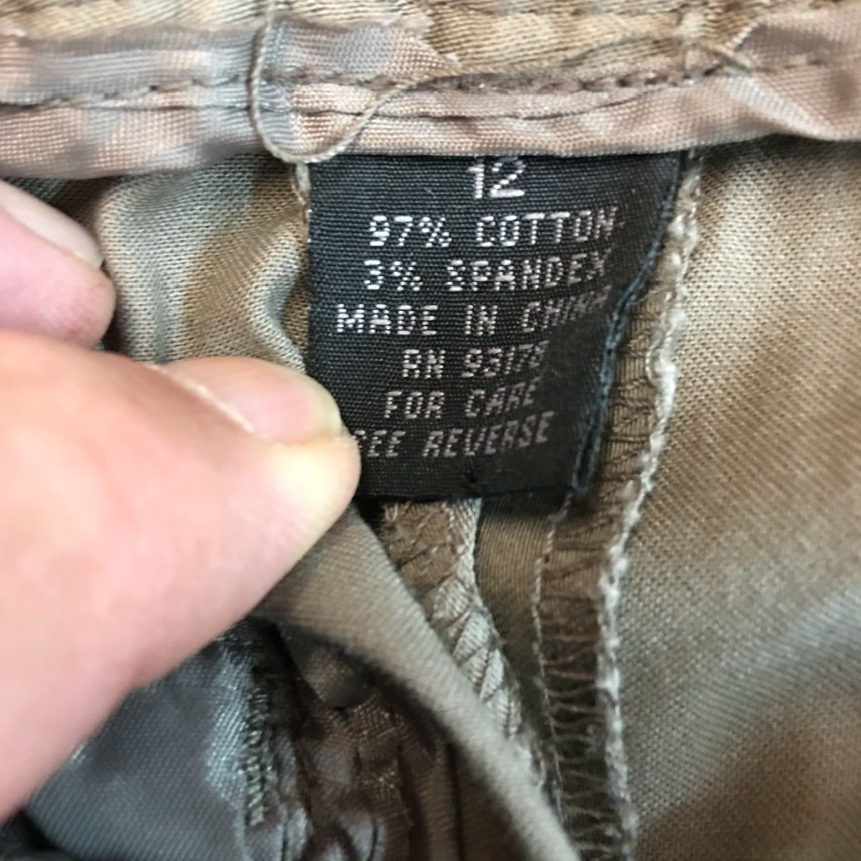 Vintage Grace Elements Womens Tan Straight Leg Regular Fit Cropped Pants Size 12 Size 34" / US 12 / IT 48 - 5 Thumbnail