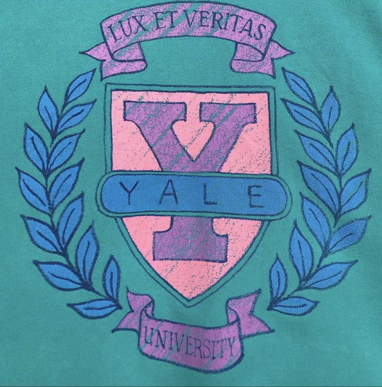 Vintage Vintage 90's University Yale Big Logo Baggy Boxy Sweatshirt Size US M / EU 48-50 / 2 - 5 Thumbnail